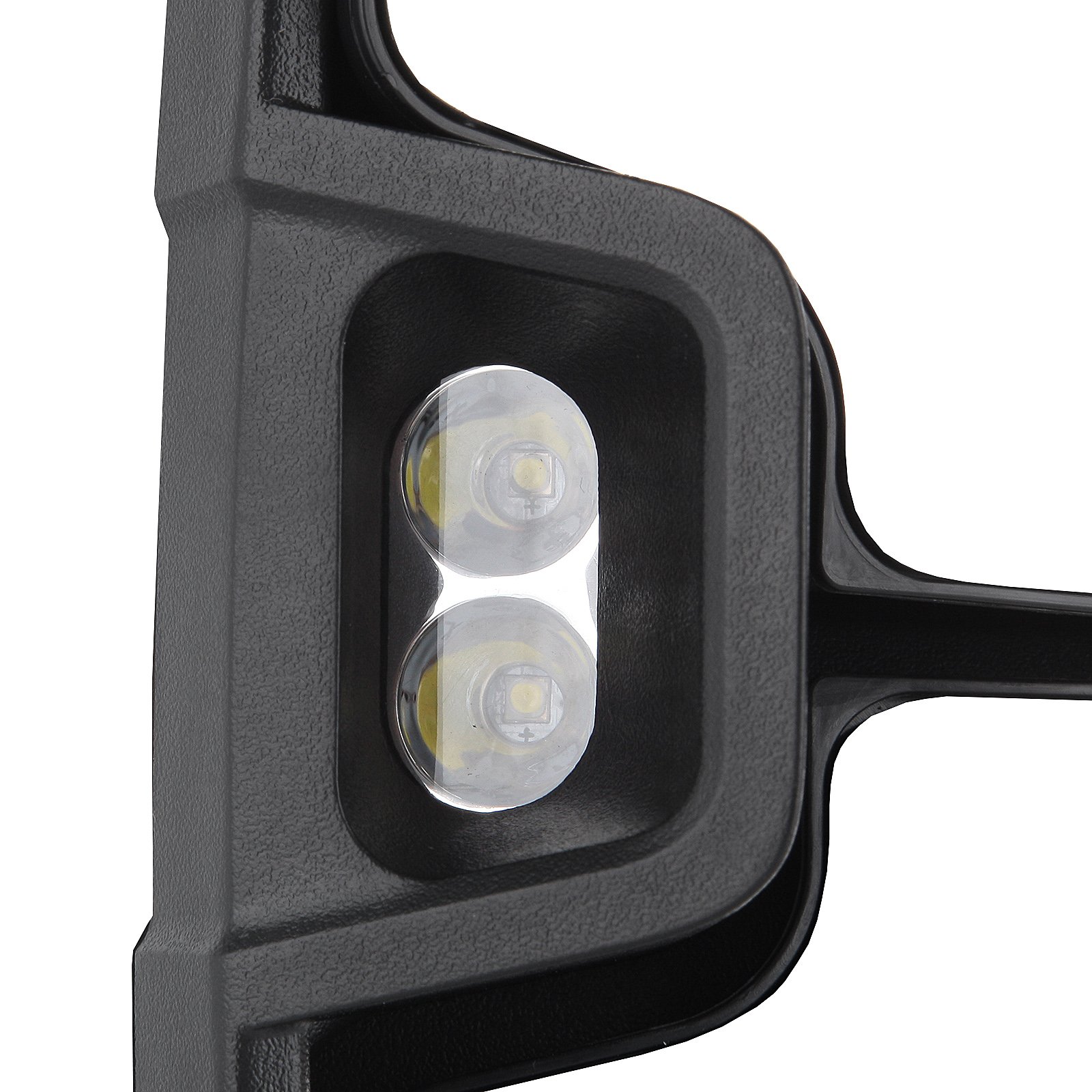FINDAUTO Power Adjustable Towing Mirrors for Chevy & GMC 1500/2500/3500 HD (2014-2019) - Black Cap, Driver & Passenger Side - Perfect for Heavy-Duty Towing & Off-Road Adventures