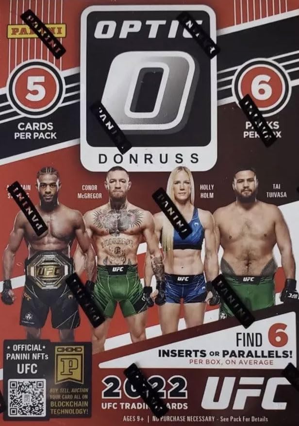 2022 Panini Donruss UFC Jumbo Value Pack Box - 16 Packs, 30 Cards Per Pack - UFC Trading Cards Collection for Collectors & Fans - Perfect for Gifts, Tournaments & Memorabilia Display