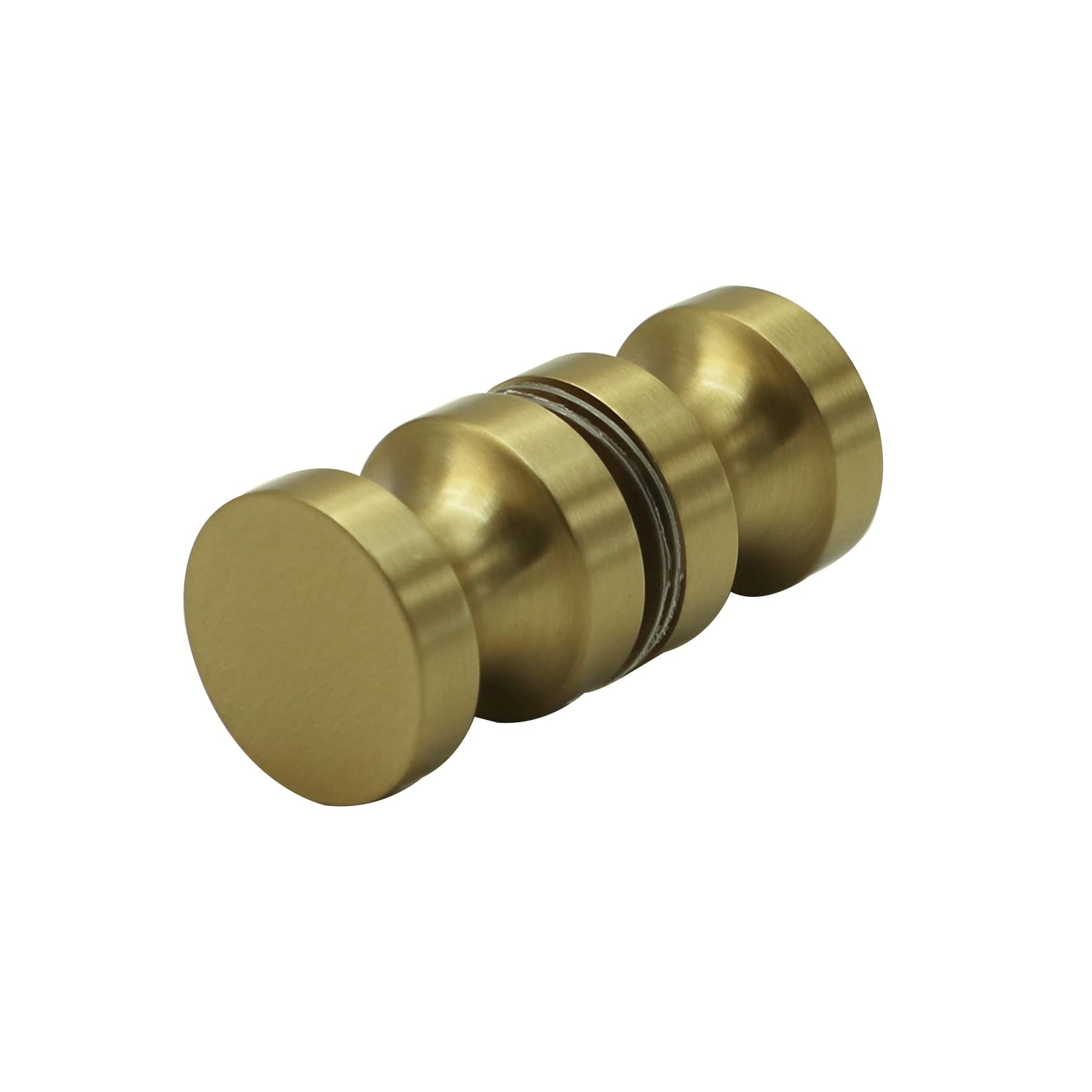 Brushed Gold SUS304 Shower Door Knob - Anti-Fingerprint Handle for Glass Shower Doors