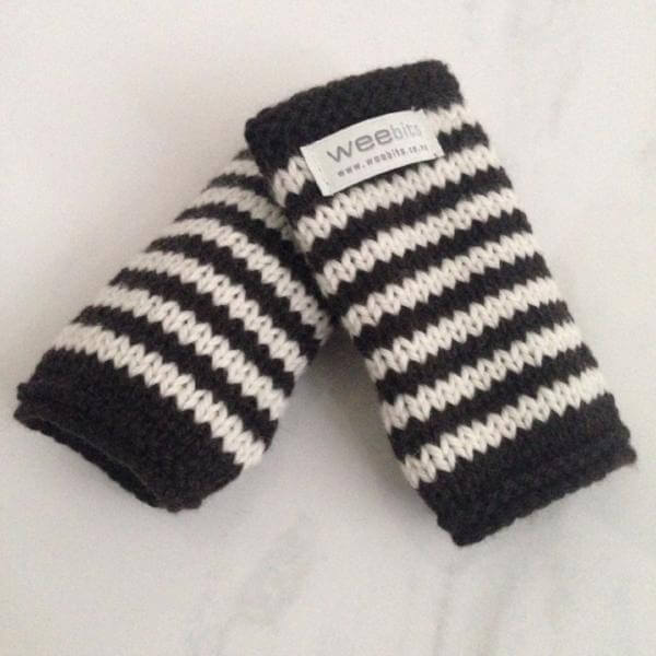 Fingerless Gloves for Men & Women - Touchscreen Compatible Winter Gloves - Warm Knit Mittens for Running, Cycling, Hiking & Outdoor Activities