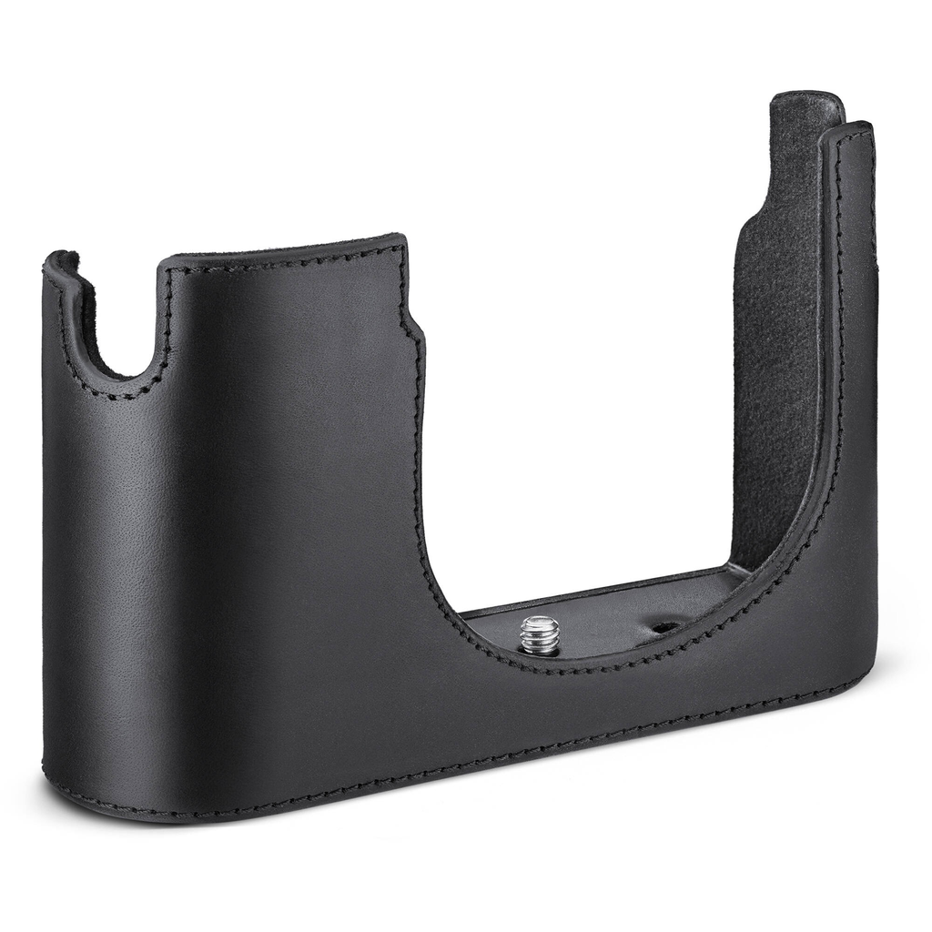 Leica Q3 Genuine Leather Half Case (Black) - Premium Protection for Your Camera | Perfect for Travel, Street & Professional Photography