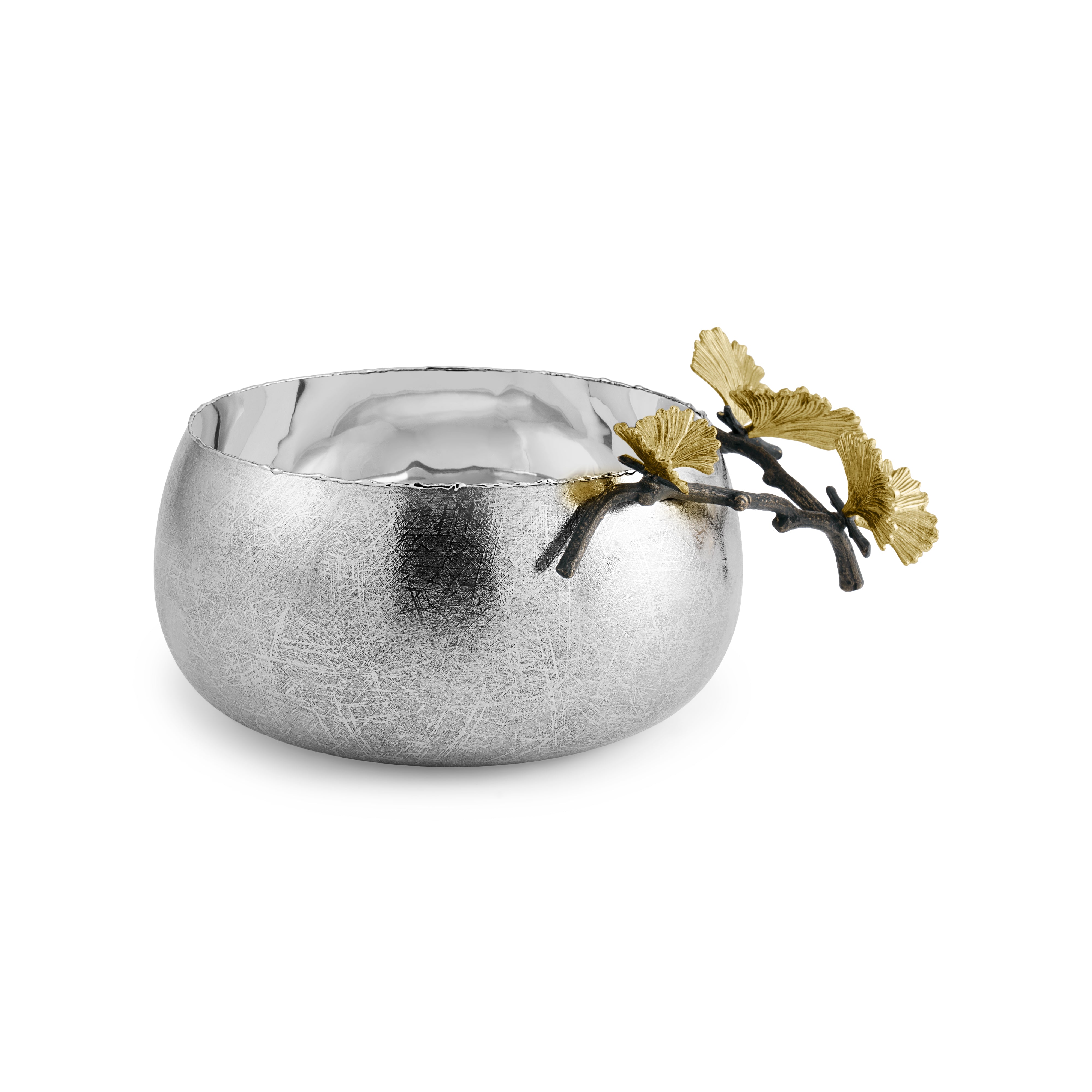 Elegant Butterfly Ginkgo Leaf Serving Bowl - Handcrafted Ceramic Salad Bowl for Entertaining, Dining & Home Decor - Perfect for Parties, Weddings & Everyday Use
