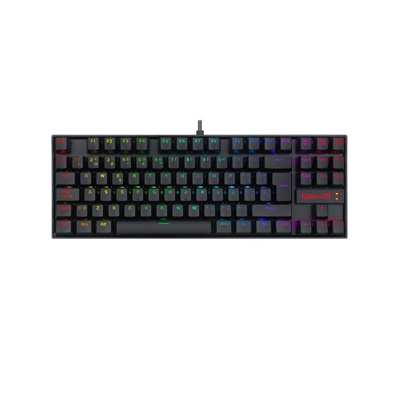 Redragon Kumara K552 RGB Mechanical Gaming Keyboard with Red Switches - Black | Perfect for PC, Mac, and Gaming Laptops | Ideal for Esports, Streaming & Office Work