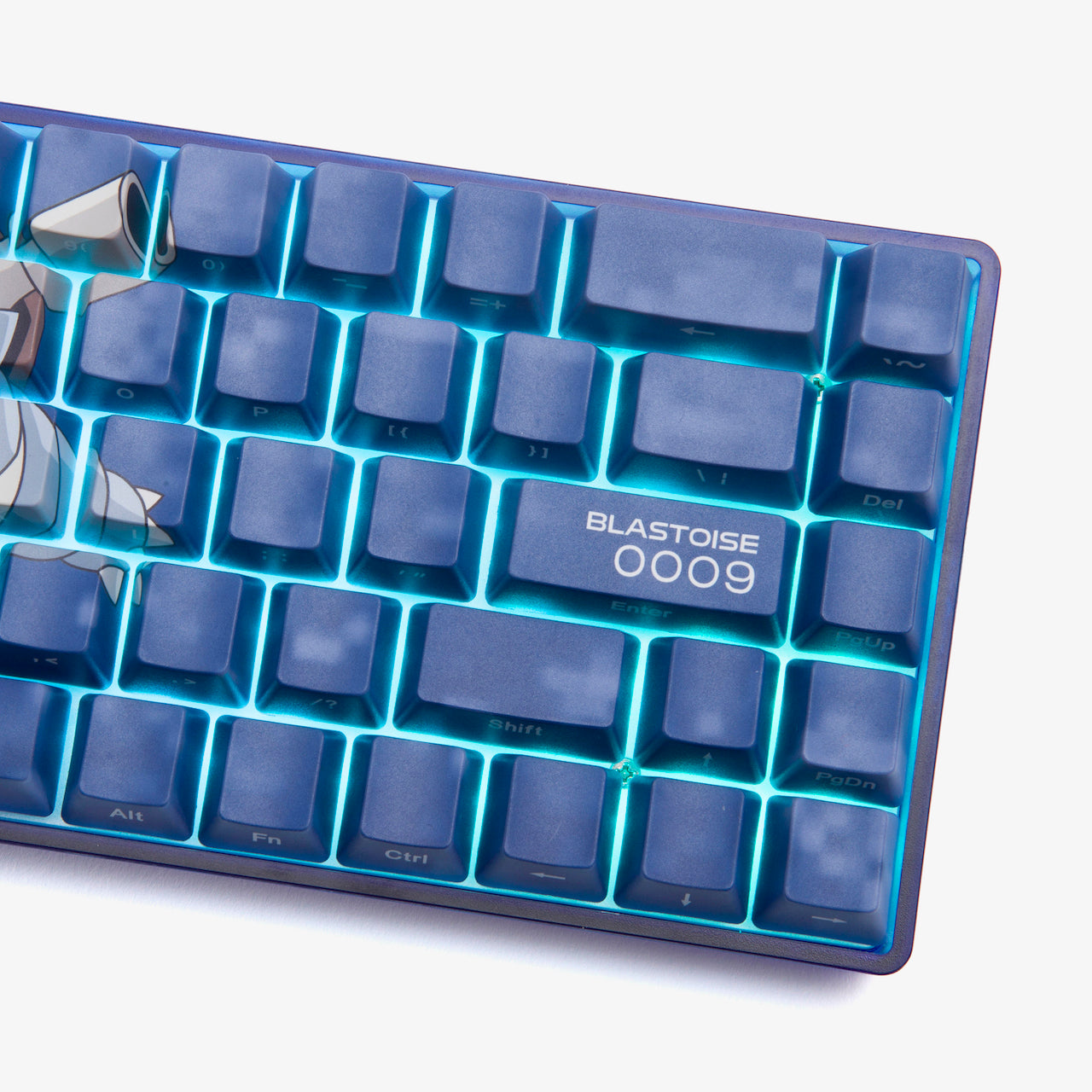 Pokémon + HG Basecamp 65HE Mechanical Keyboard - Blastoise Edition | Compact 65% Layout | Custom Gaming & Typing Keyboard for PC/Mac | Perfect for Esports, Office Work & Anime Fans