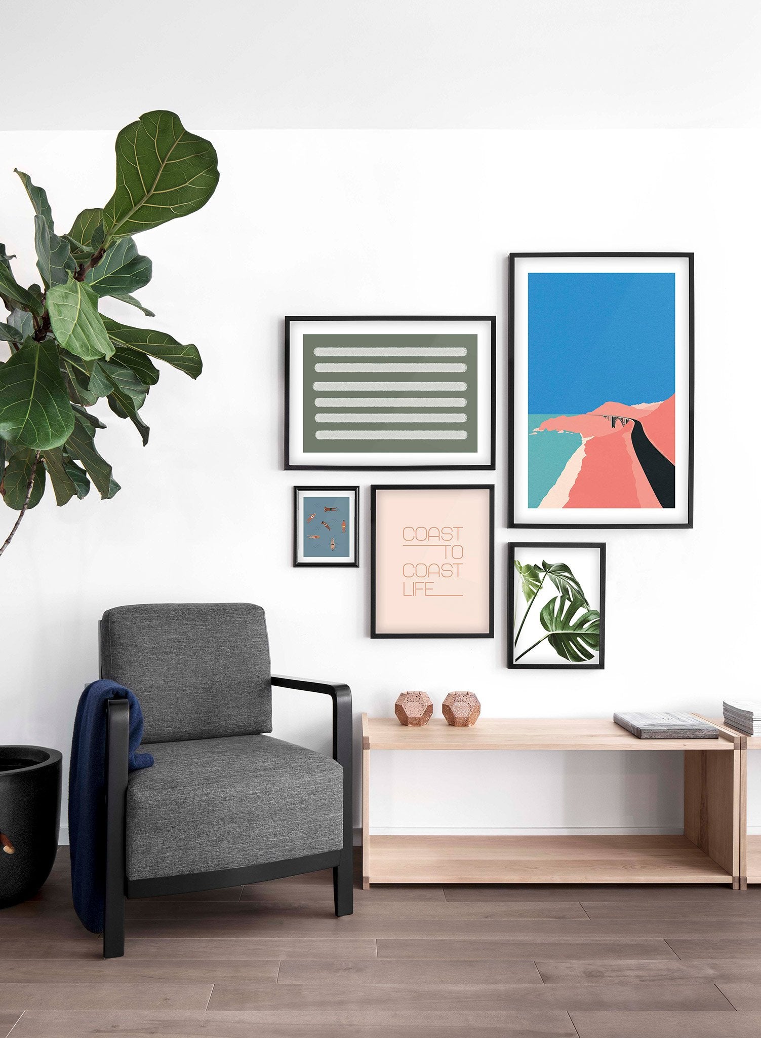 Pacific Coast Wall Art Poster - Stunning Beach & Ocean Scenery Print for Home, Office & Dorm Decor - Perfect for Coastal Theme Bedroom, Living Room & Bathroom