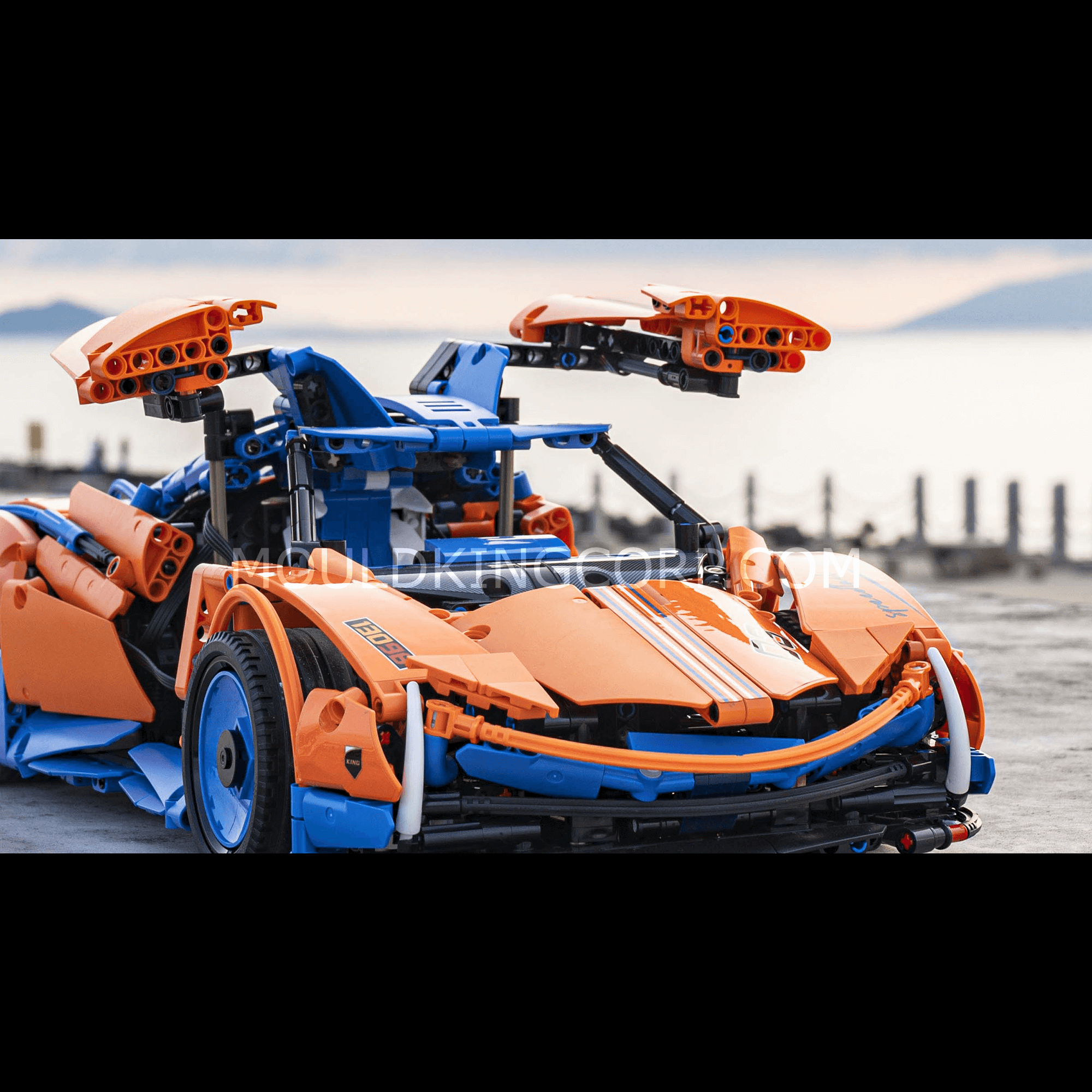 Mould King 13098 Speedtail Sports Car Remote Control Building Kit - 1,883 Piece Model Car Set for Adults & Teens | STEM Toy for Car Enthusiasts | Perfect for Collectors, Birthday Gifts & Home Display