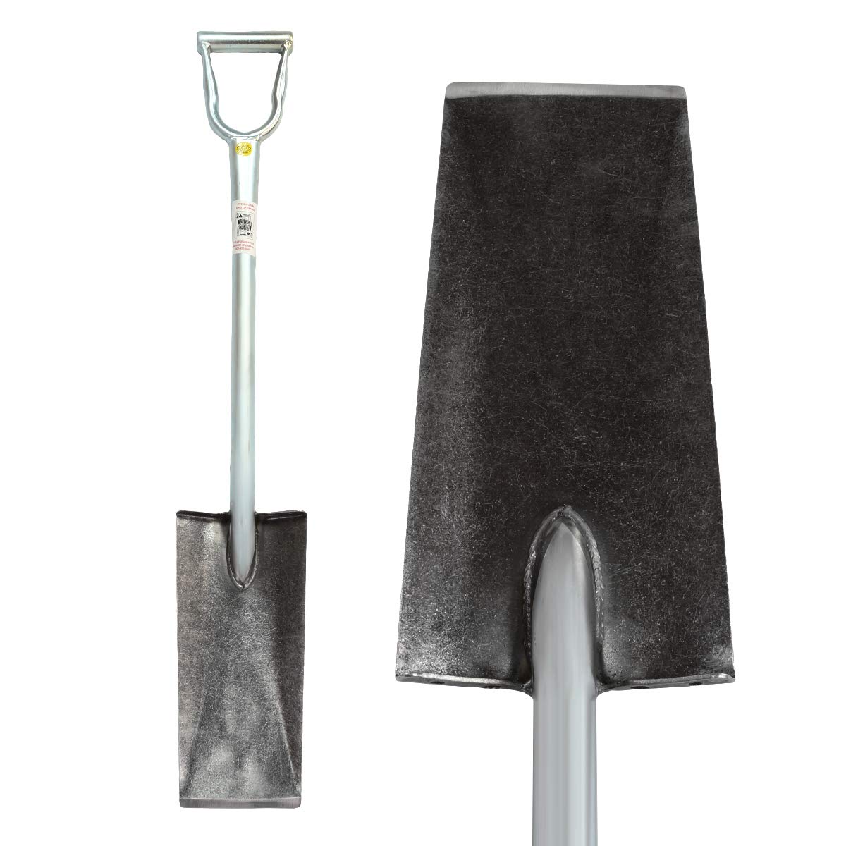 15-Inch King of Spades Shovel - Heavy Duty Gardening & Landscaping Tool for Digging, Planting, and Yard Work