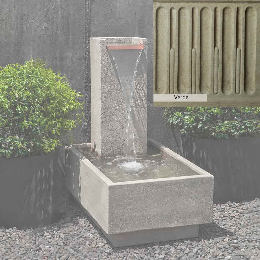Campania International Falling Water Fountain IV - Outdoor Garden Waterfall Feature for Patio, Yard, and Landscape Decor