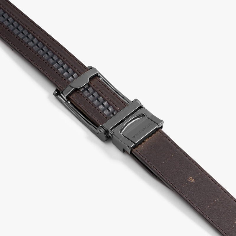 Genuine Leather Mocha Brown Belt for Men - Stylish & Durable Fashion Accessory for Casual, Business & Formal Outfits
