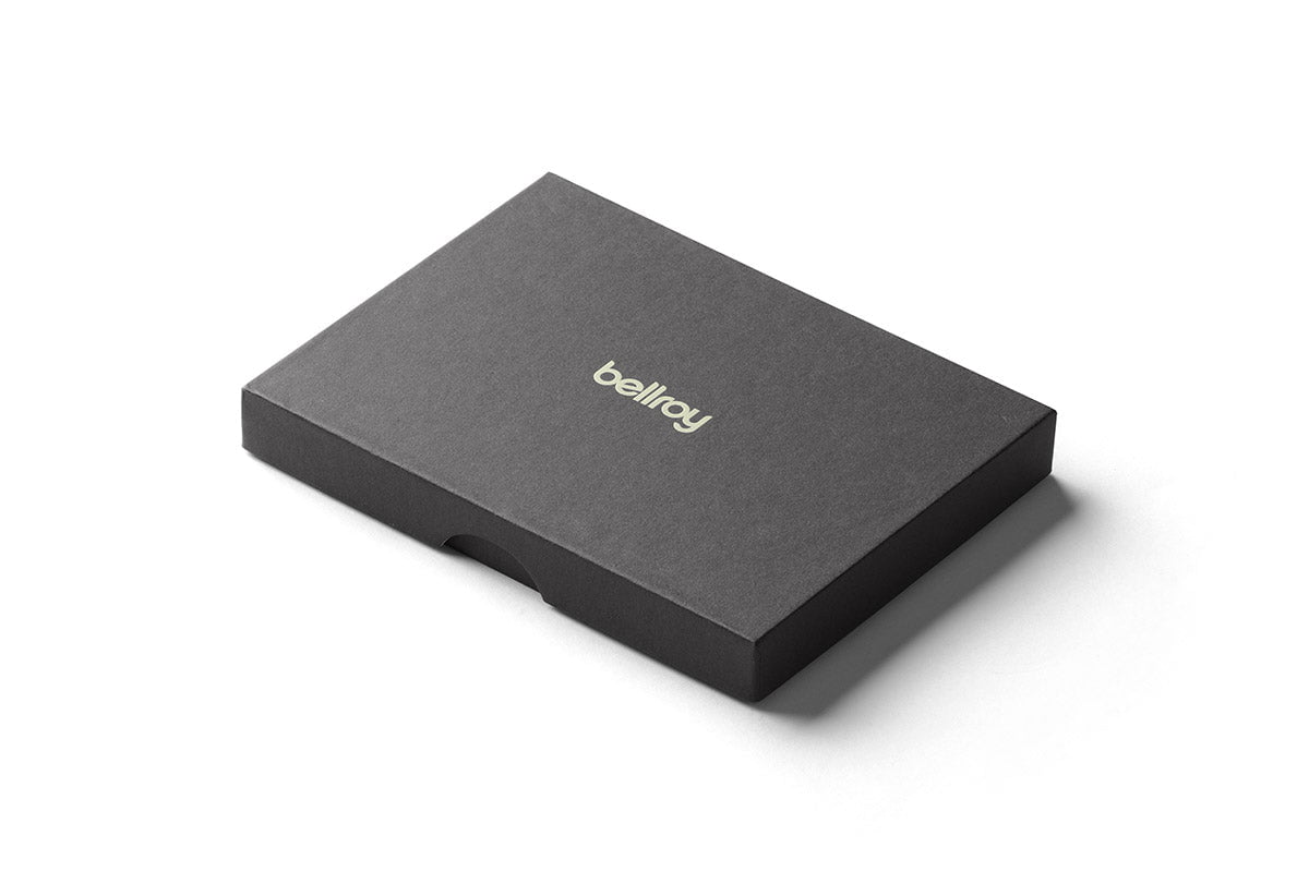 Bellroy Slim Sleeve Wallet - Ultra-Thin Minimalist RFID Blocking Leather Wallet for Men - Perfect for Everyday Carry & Travel Essentials