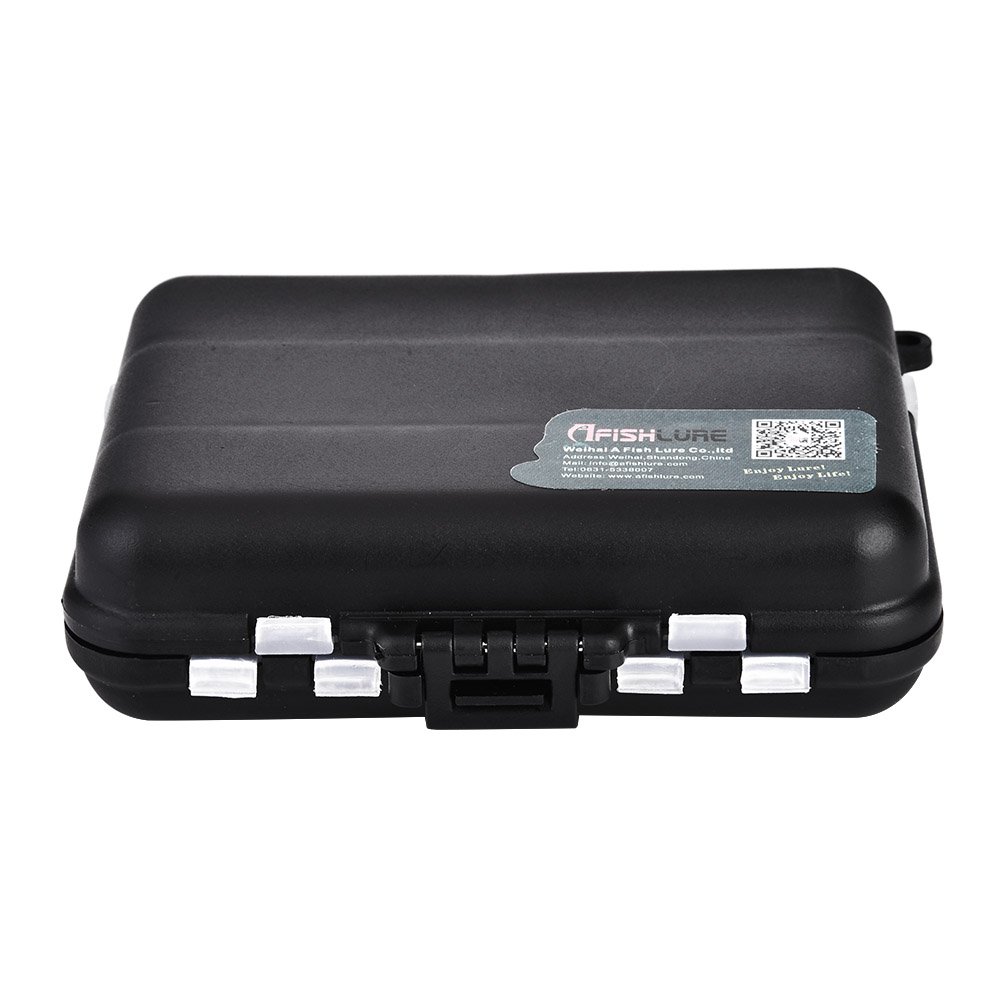 Portable Fishing Lure Tackle Box - Waterproof Bait Storage Case with Multiple Compartments for Hooks, Lures & Fishing Gear | Ideal for Freshwater & Saltwater Fishing Trips