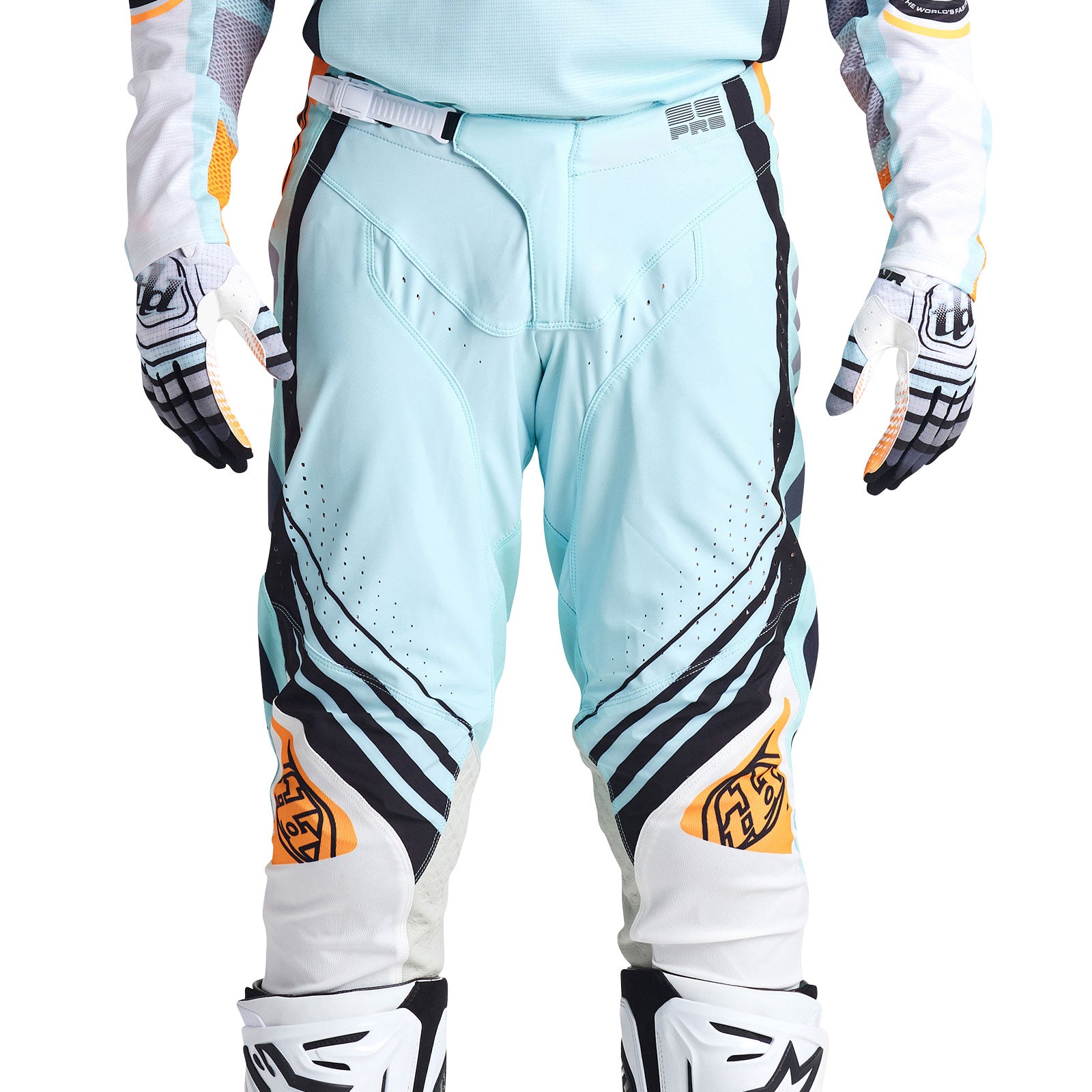 SE Pro Pant Wavez Bleached Aqua - Trendy Distressed Denim Jeans for Men & Women | Perfect for Streetwear, Casual Outfits and Urban Fashion