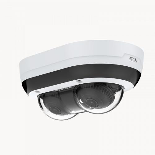 Axis Communications P4707 PLVE 5MP Outdoor Dual Sensor Dome Security Camera with Night Vision - Weatherproof Surveillance for Home & Business Protection (24/7 Monitoring, Motion Detection)