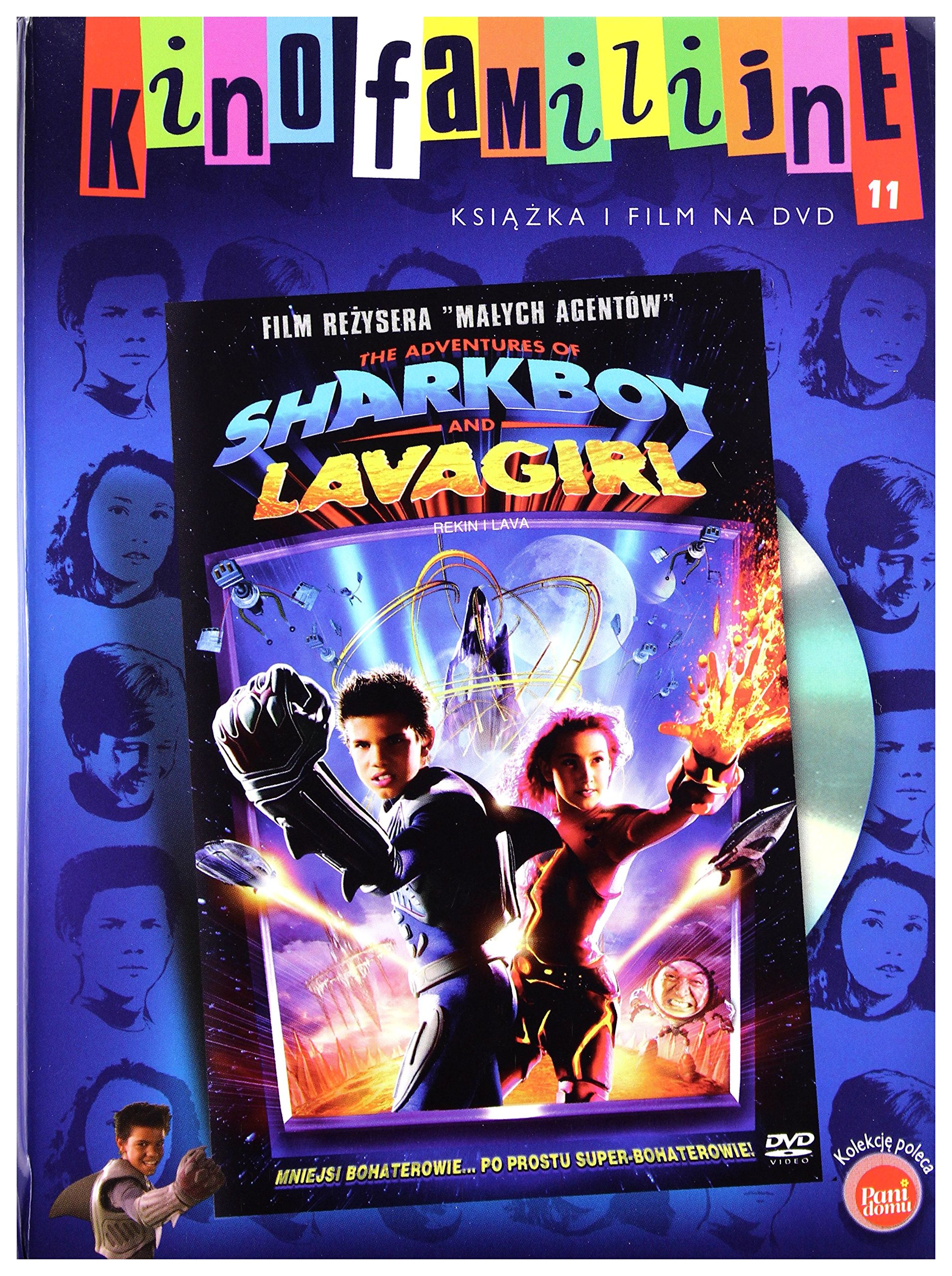 Sharkboy and Lavagirl Adventure DVD with English Audio & Subtitles - Family Movie Night Fun for Kids