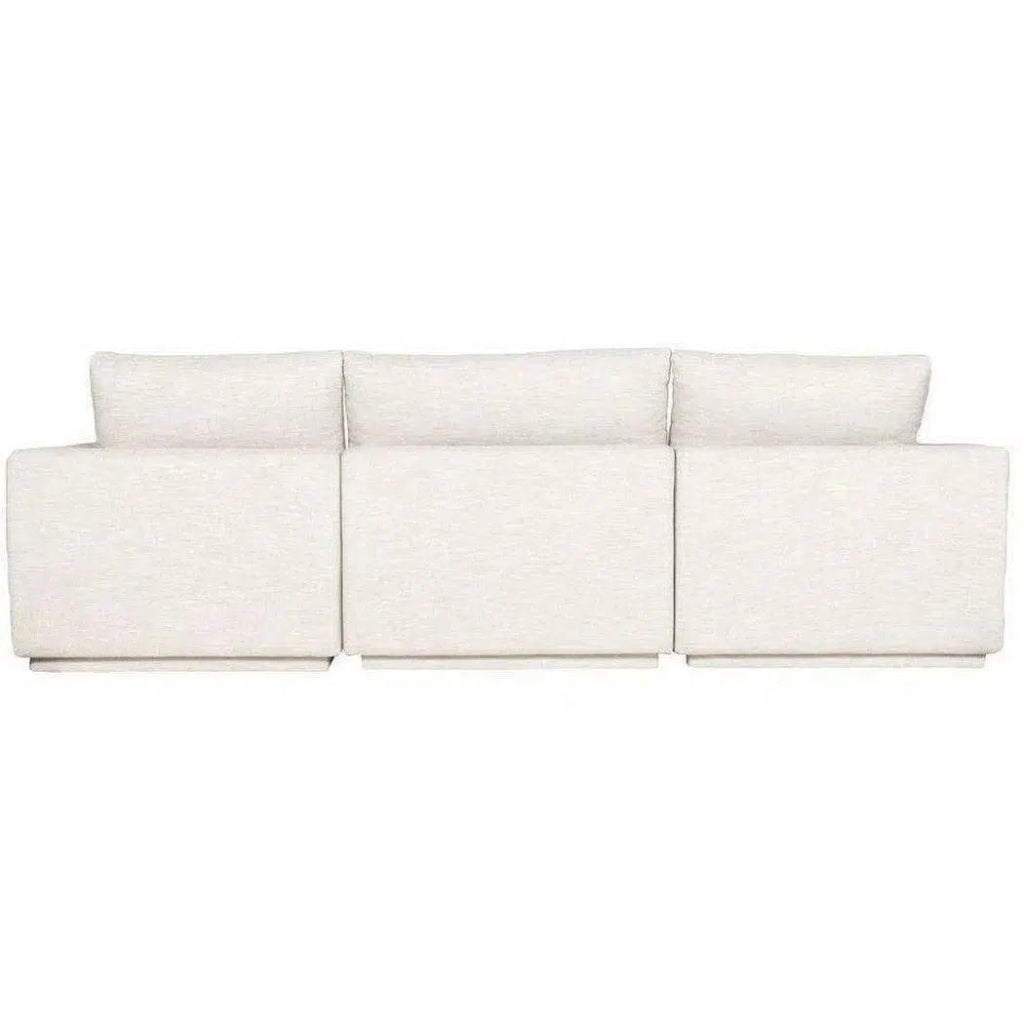 4-Piece Grey Modular Scandinavian Sofa Set - Modern Sectional Couch for Living Room, Lounge & Small Spaces