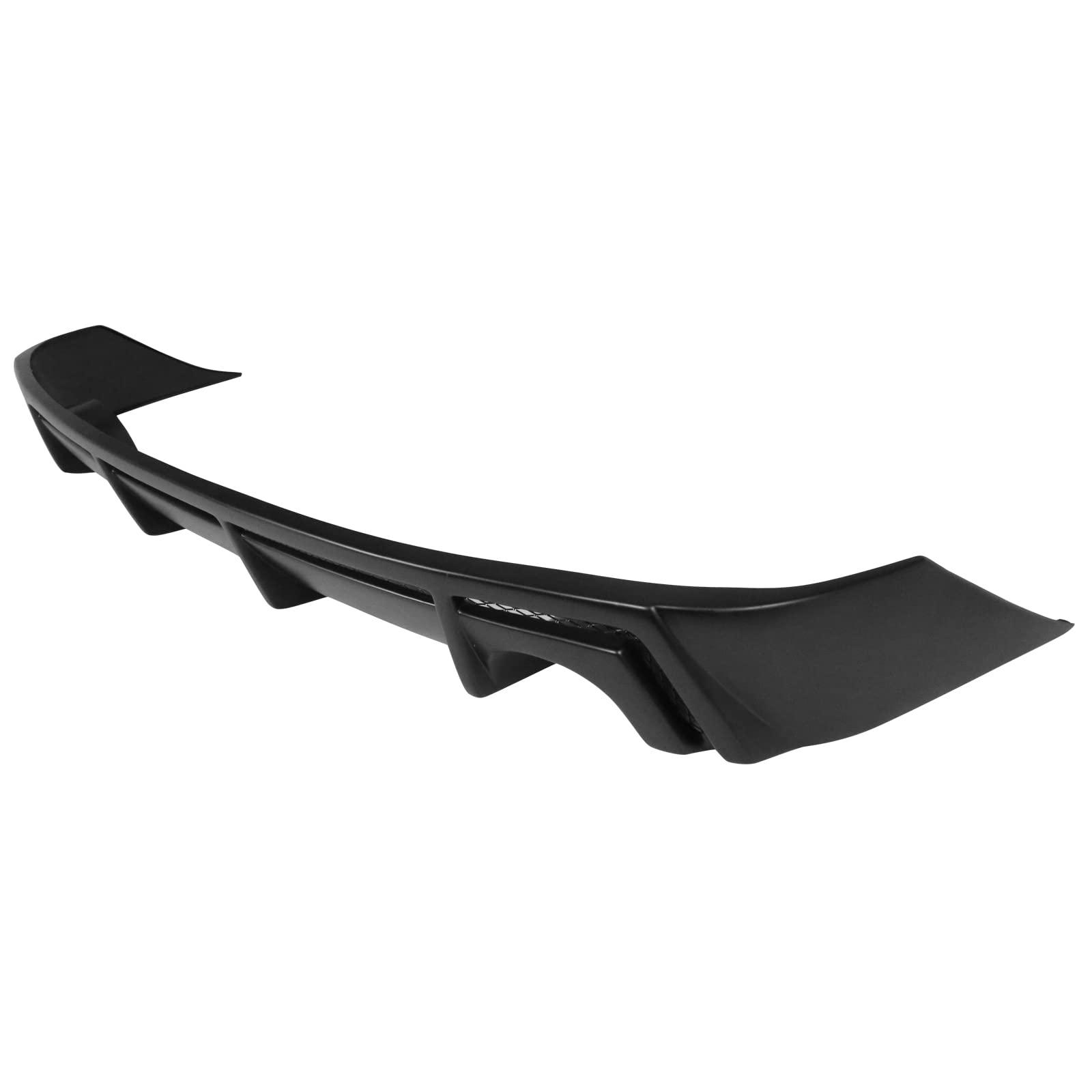 IKON MOTORSPORTS Rear Diffuser & Front Splitter Lip Kit for 2014-2016 Lexus IS F Sport - Unpainted PP Spoiler Valance & Chin Lip | Aggressive Styling Upgrade for Street Racing & Car Shows