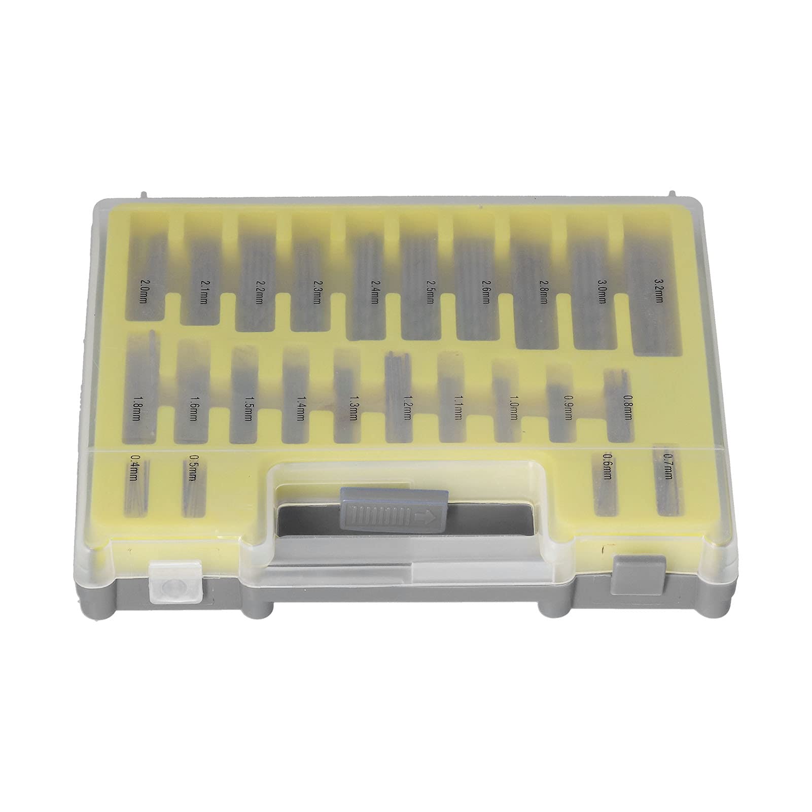 150Pcs HSS Twist Drill Bit Set (0.4mm-3.2mm) with Plastic Storage Case - High Speed Steel Micro Drill Bits for Electronics, Jewelry Making, DIY Crafts & Precision Metal Working