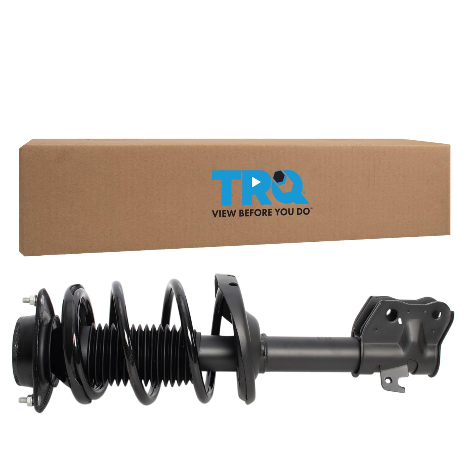 TRQ Front Right Complete Strut & Coil Spring Assembly - Passenger Side Replacement for 2014-2016 Subaru Forester - Perfect for Smooth Rides & Off-Road Adventures