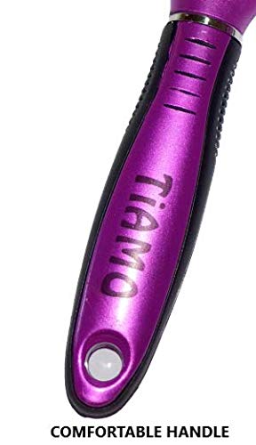 Premium Flat Plastic Hairbrush Set - Pink, Blue & Silver Colors for Smooth & Tangle-Free Hair | Perfect for Home, Travel & Salon Use