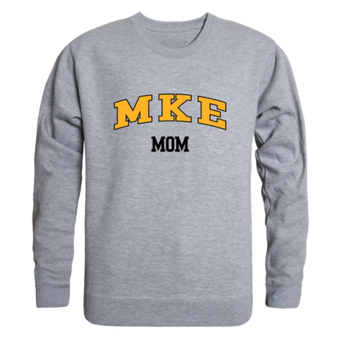 UW Milwaukee Panthers Mom Fleece Crewneck Pullover Sweatshirt - Comfortable Black College Sweater for Women | Perfect for Game Day, School Spirit & Casual Wear