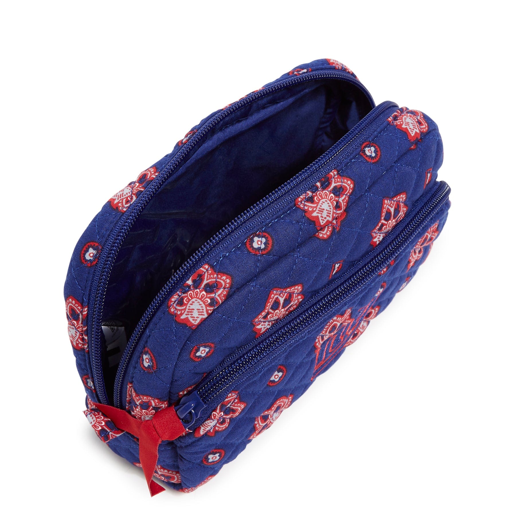 NFL Team Logo Cosmetic Bag for Women & Men - Medium Size Travel Makeup Pouch - Perfect for Toiletries, Gym Essentials & On-the-Go Organization