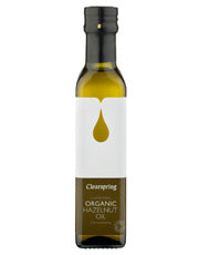Organic Hazelnut Oil 250ml by Clearspring - Cold-Pressed, Unrefined, Gluten-Free - Perfect for Salad Dressings, Baking & Skin Care