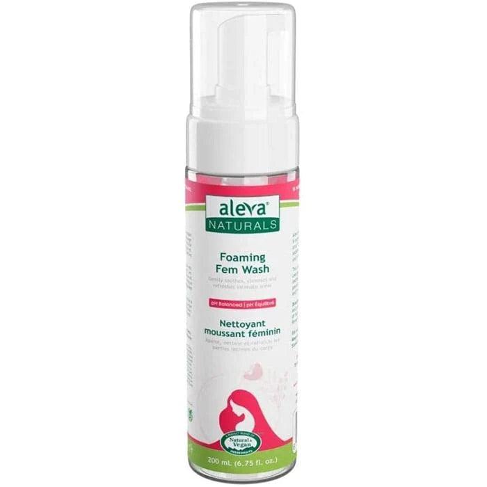 Aleva Natural Feminine Foaming Wash for Women - pH Balanced & Gentle Intimate Cleanser for Daily Hygiene & Comfort