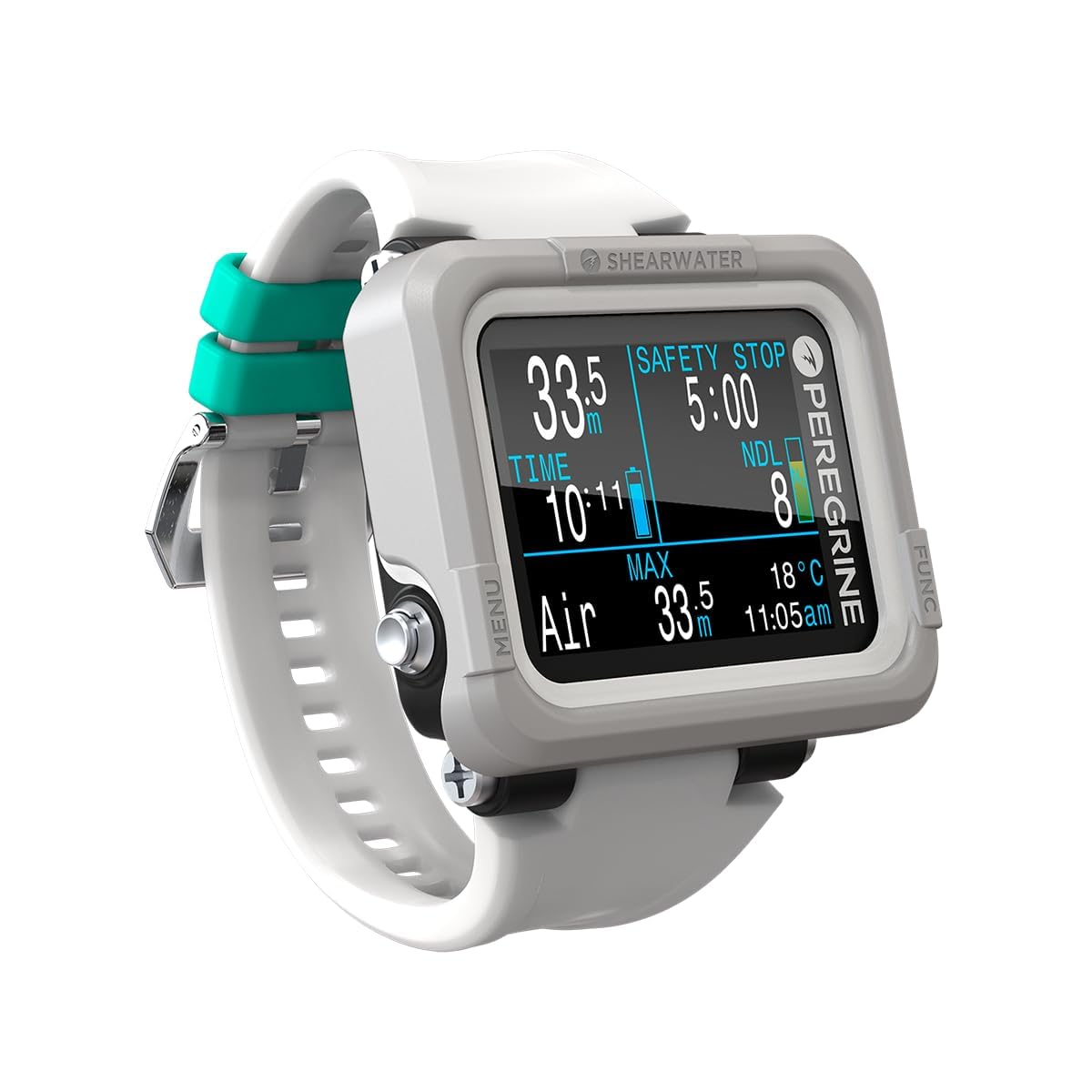 Shearwater Peregrine Dive Computer - Advanced Scuba Diving Watch for Recreational & Technical Divers | Perfect for Underwater Exploration, Spearfishing & Marine Adventures