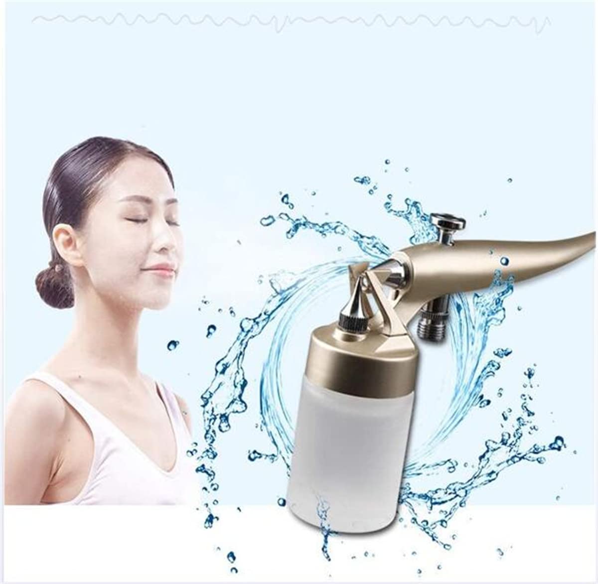 Professional Oxygen Spray Machine for Facial Beauty - Hydrating, Pore Cleansing & Wrinkle Reduction | At-Home Spa Treatment & Skincare Routine
