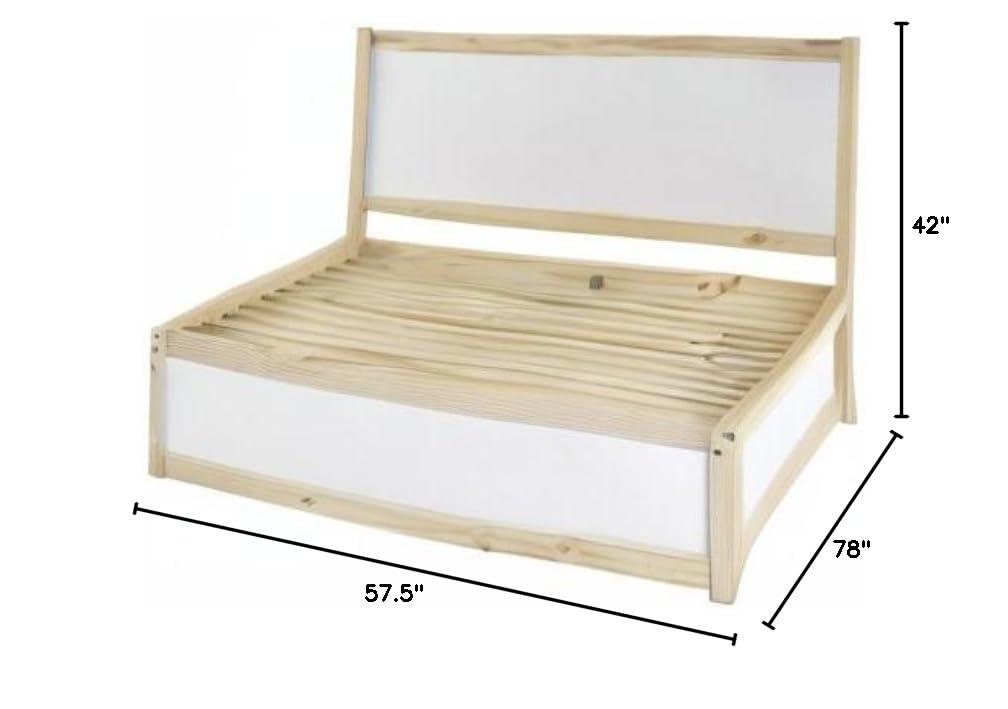 Simple MOD Youth Full Bed Frame - Easy Assembly, Kids & Teen Bedroom Furniture for Guest Rooms