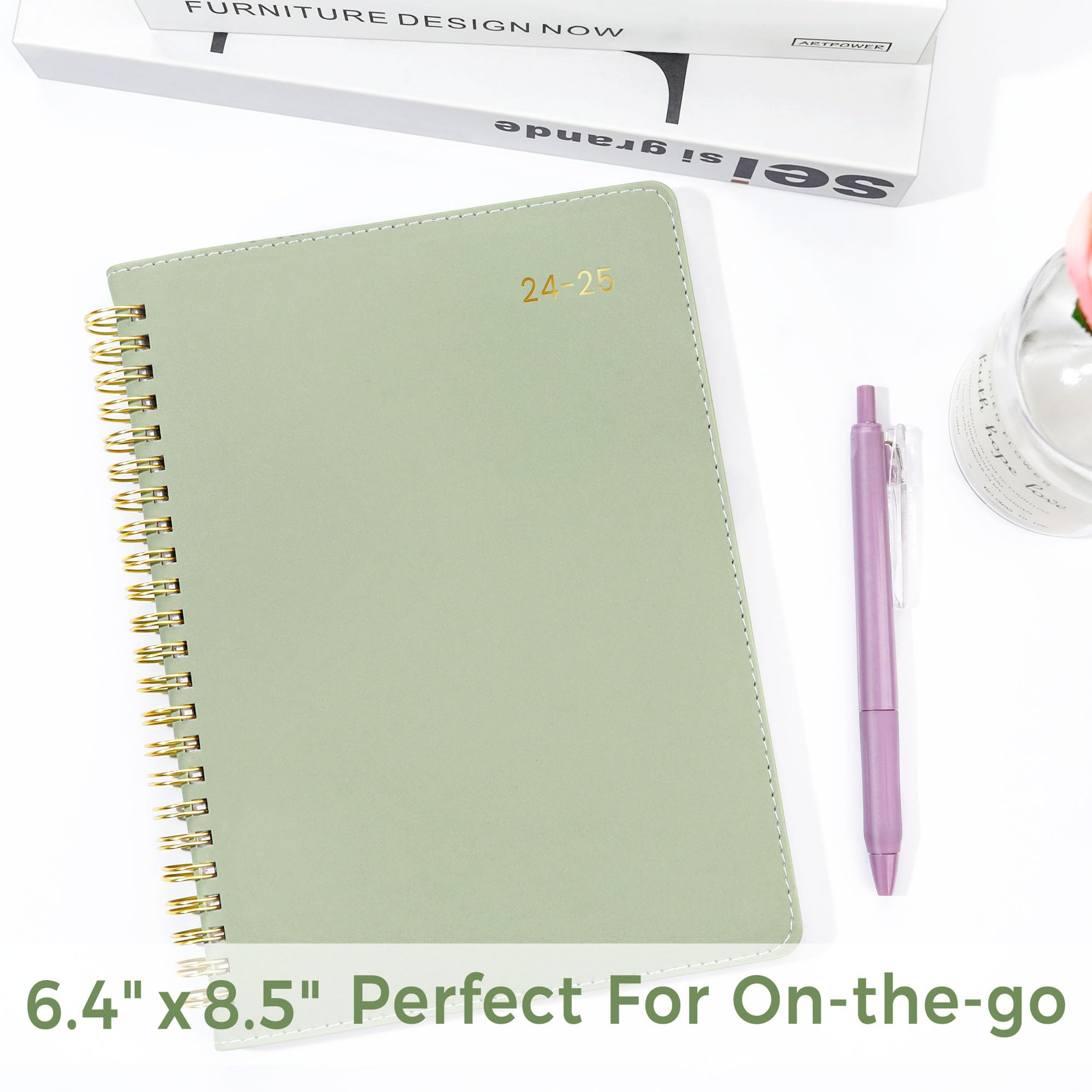SUNEE 2025-2026 Weekly & Monthly Planner - 12 Month Academic Calendar (July 2025 to June 2026), 6.4