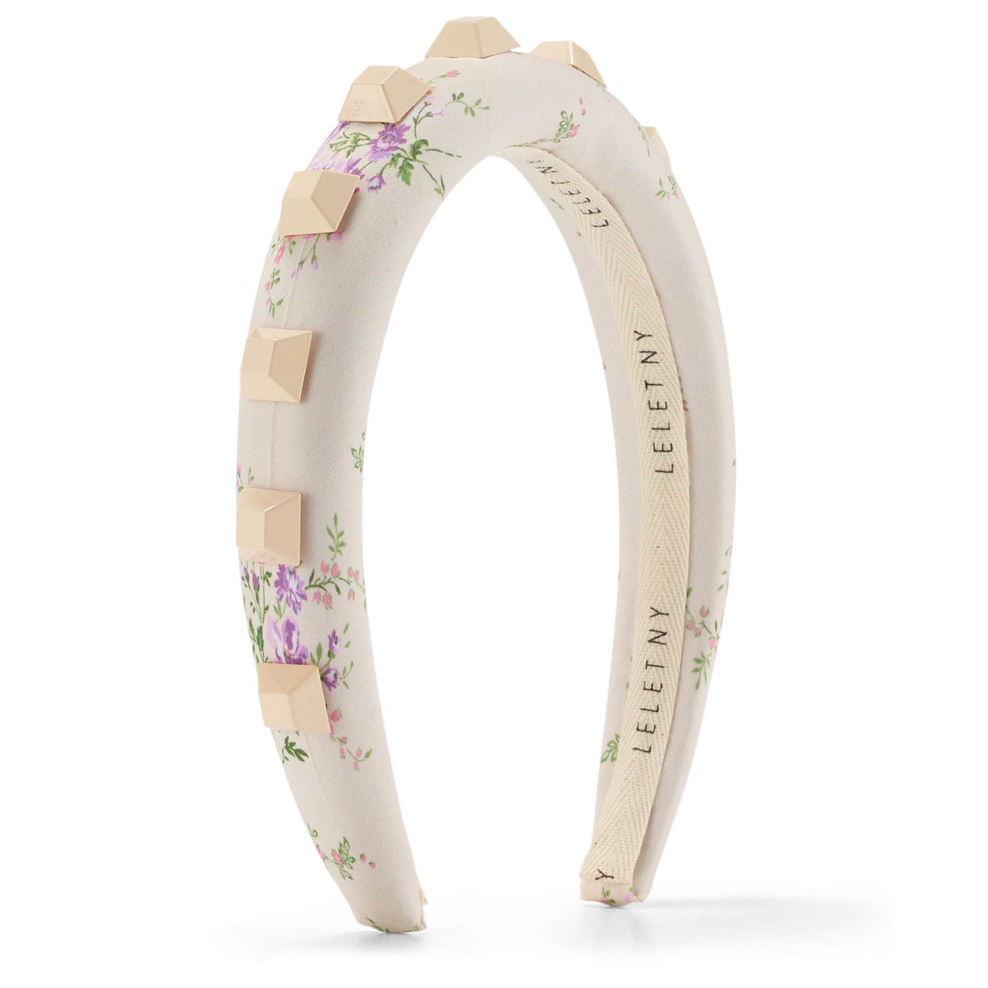 Heather Studded Floral Headband for Women - Bohemian Hair Accessories for Weddings, Parties & Music Festivals