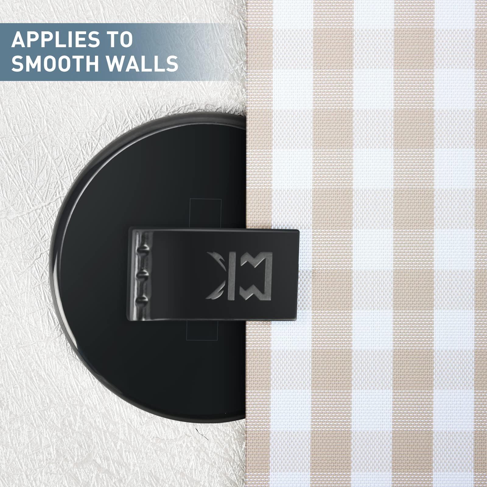 Kitosun Waterproof Shower Curtain Clips - 6PCS Black Bathroom Splash Guards for Holding Shower Liners | Windproof & Privacy Protection | Perfect for Bathroom, RV, and Dorm Use
