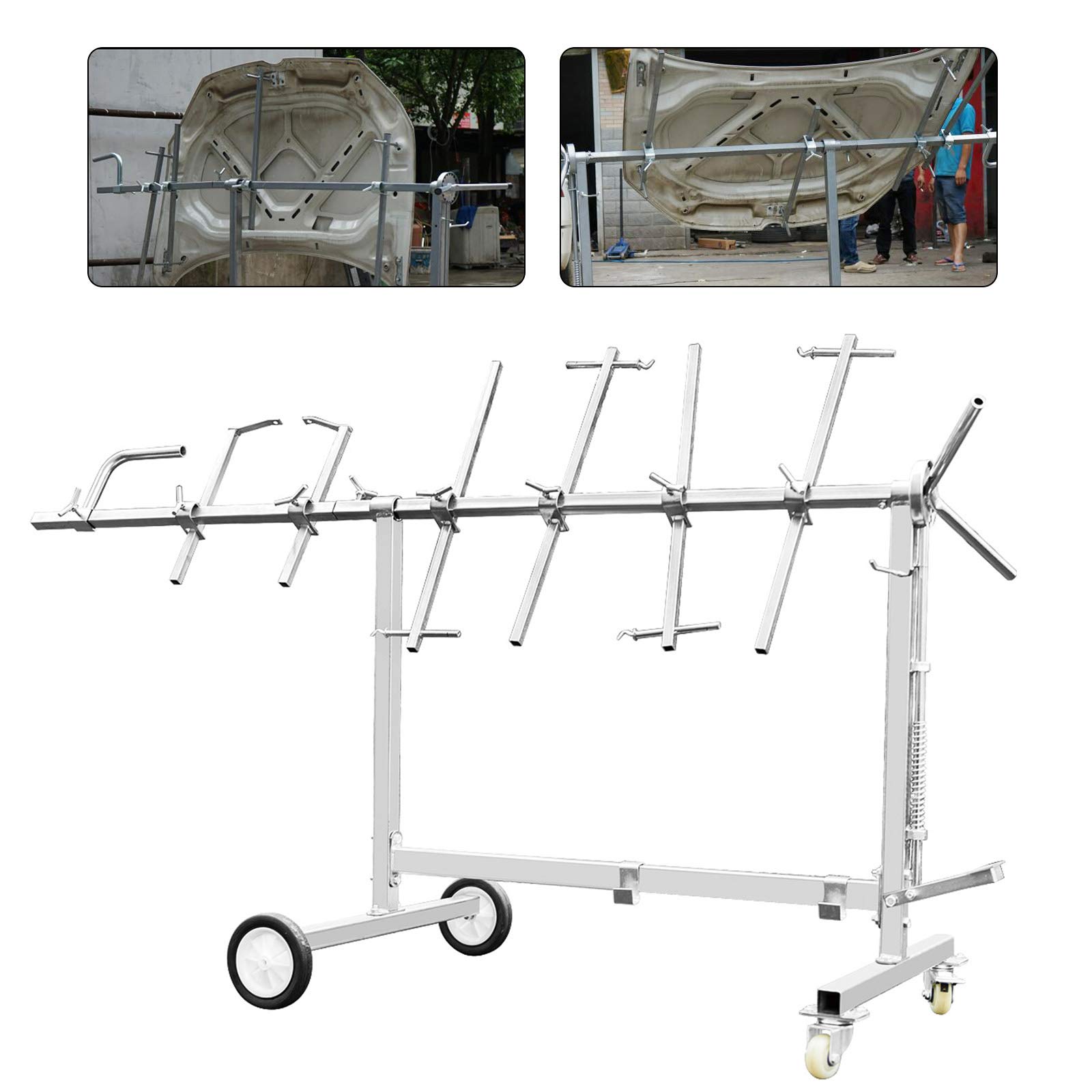 Car Body Paint Stand Rack - 70kg Capacity Auto Body Repair Work Stand for Door, Hood, Bumper & Fender Panels | Tree Painting Rack for Professional Auto Body Painting & Repair | Perfect for DIY Car Painting & Collision Repair Shops