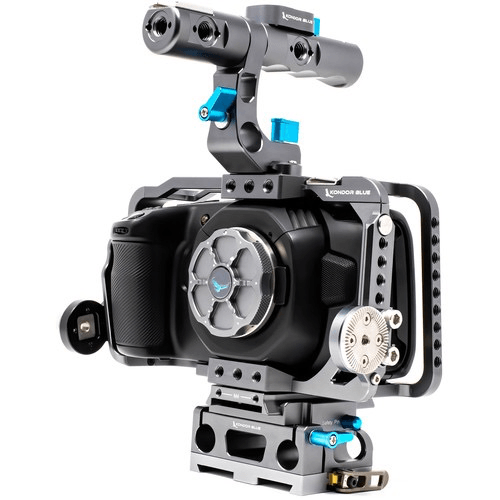 Kondor Blue Aluminum Body Cap for Micro Four Thirds Cameras - Durable Space Gray Lens Cover - Perfect for Sony, Panasonic, Olympus & Blackmagic MFT Cameras - Ideal for Travel & Camera Protection
