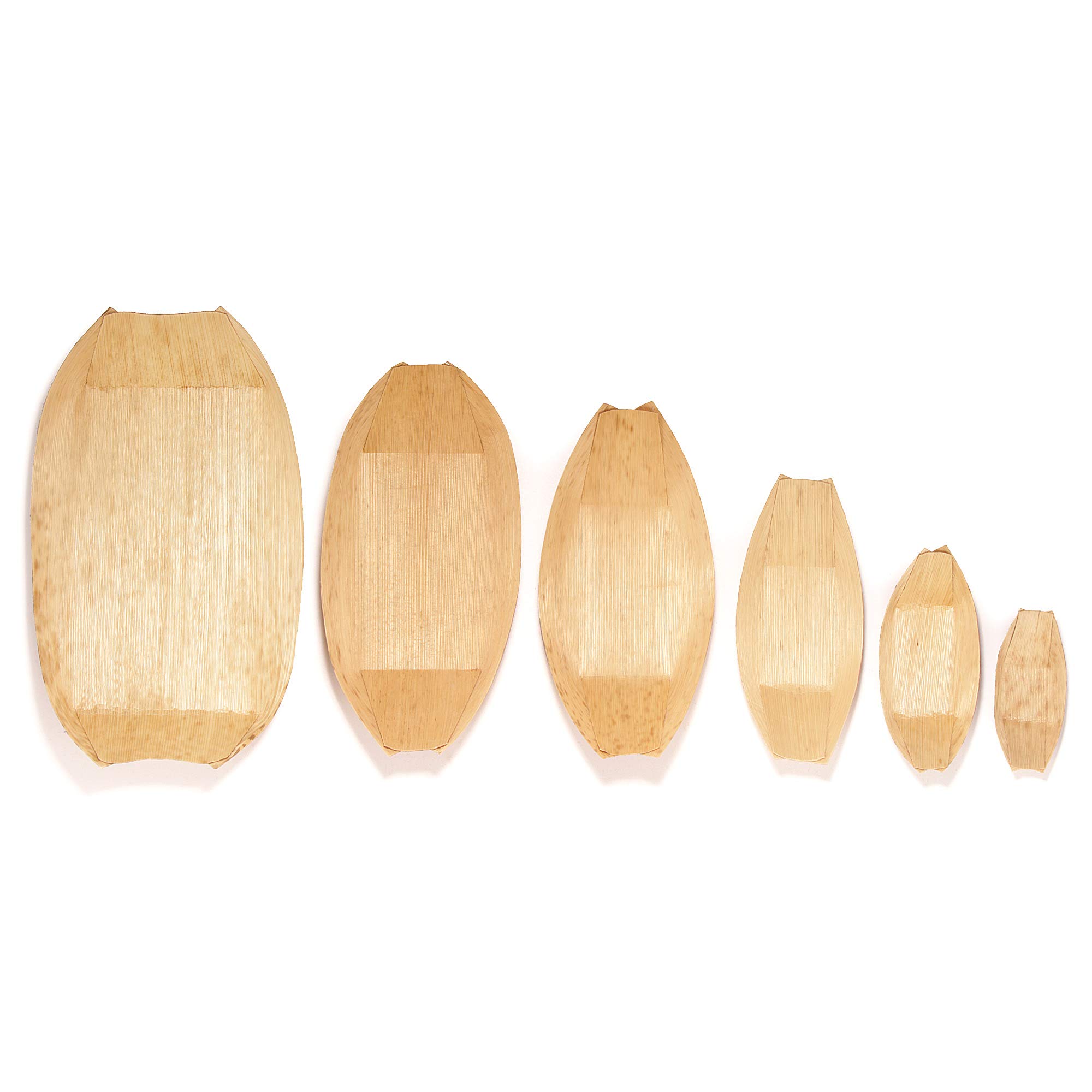 Premium Bamboo Leaf Boats 3.25
