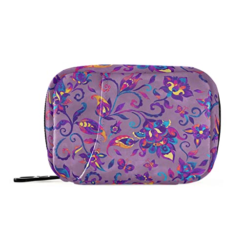 Paisley Floral Purple