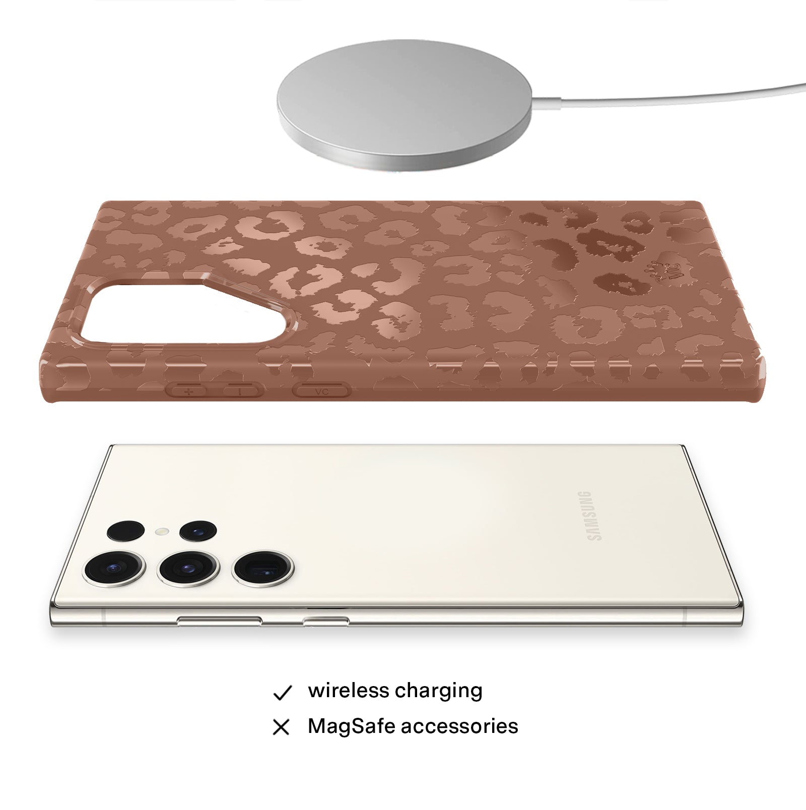 Samsung Galaxy Phone Case - Chocolate Leopard Print Design | Stylish & Durable Protective Cover for Everyday Use & Fashion Statement