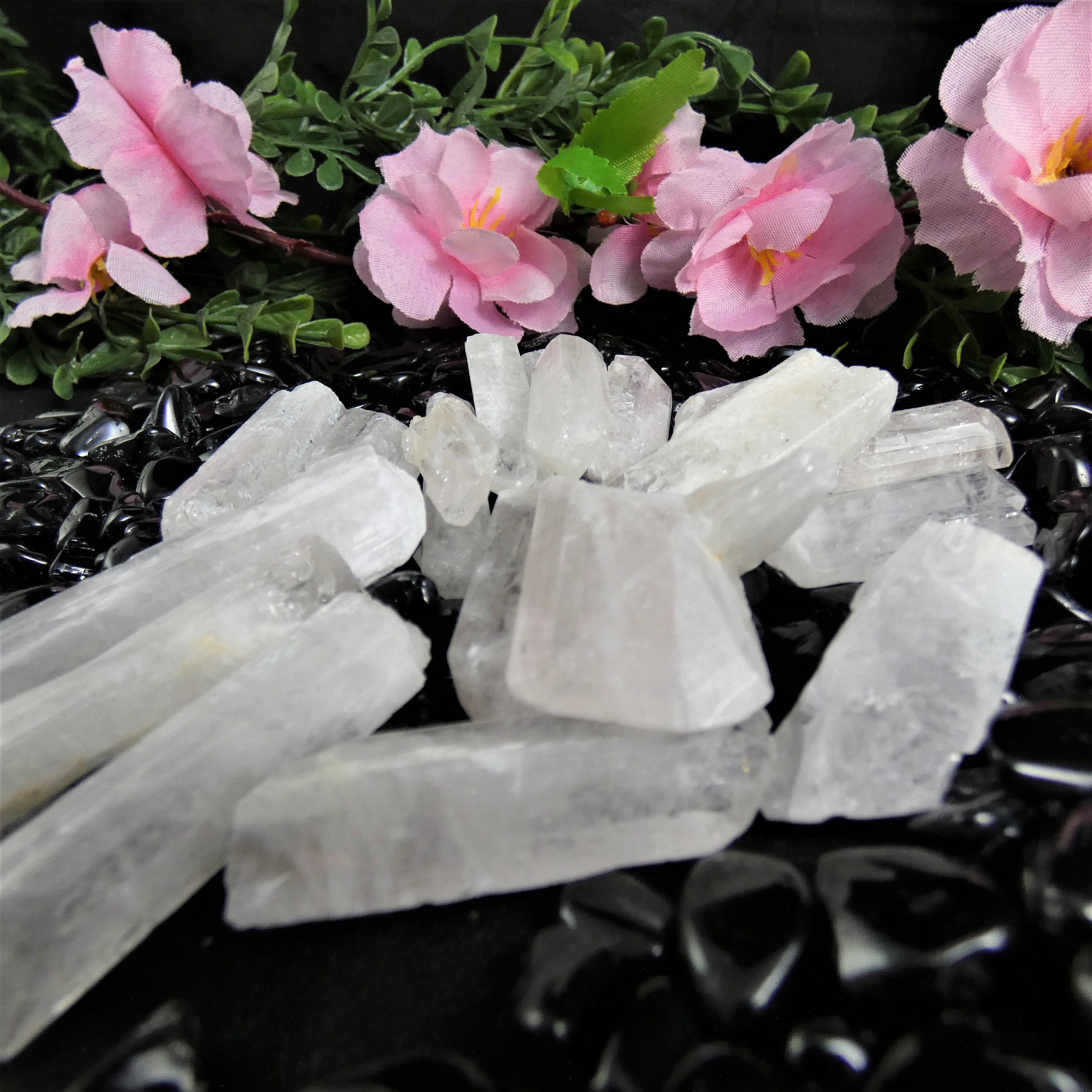 Natural Danburite Crystal Pieces - Raw Healing Stones for Meditation, Reiki & Energy Work - Bulk Rough Danburite for Jewelry Making, Crystal Grids & Spiritual Decor