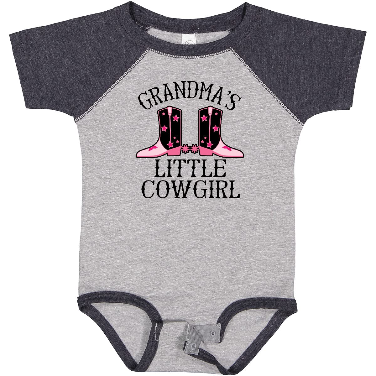 Inktastic Grandma Little Cowgirl Baby Bodysuit - Cute Infant Onesie for Girls - Perfect for Family Photos, Holidays & Cowboy-Themed Parties