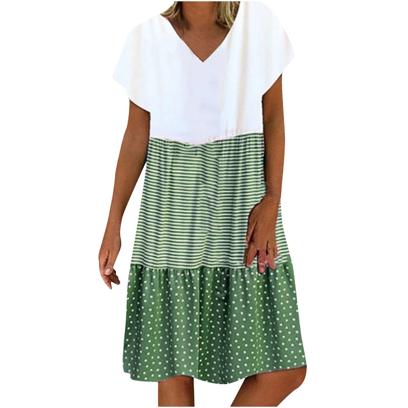 Plus Size Casual Shirt Dresses for Women 2024 | Short Sleeve Midi Boho Sun Dress for Summer Beach & Vacation | Perfect for Outdoor Parties, Travel & Casual Wear