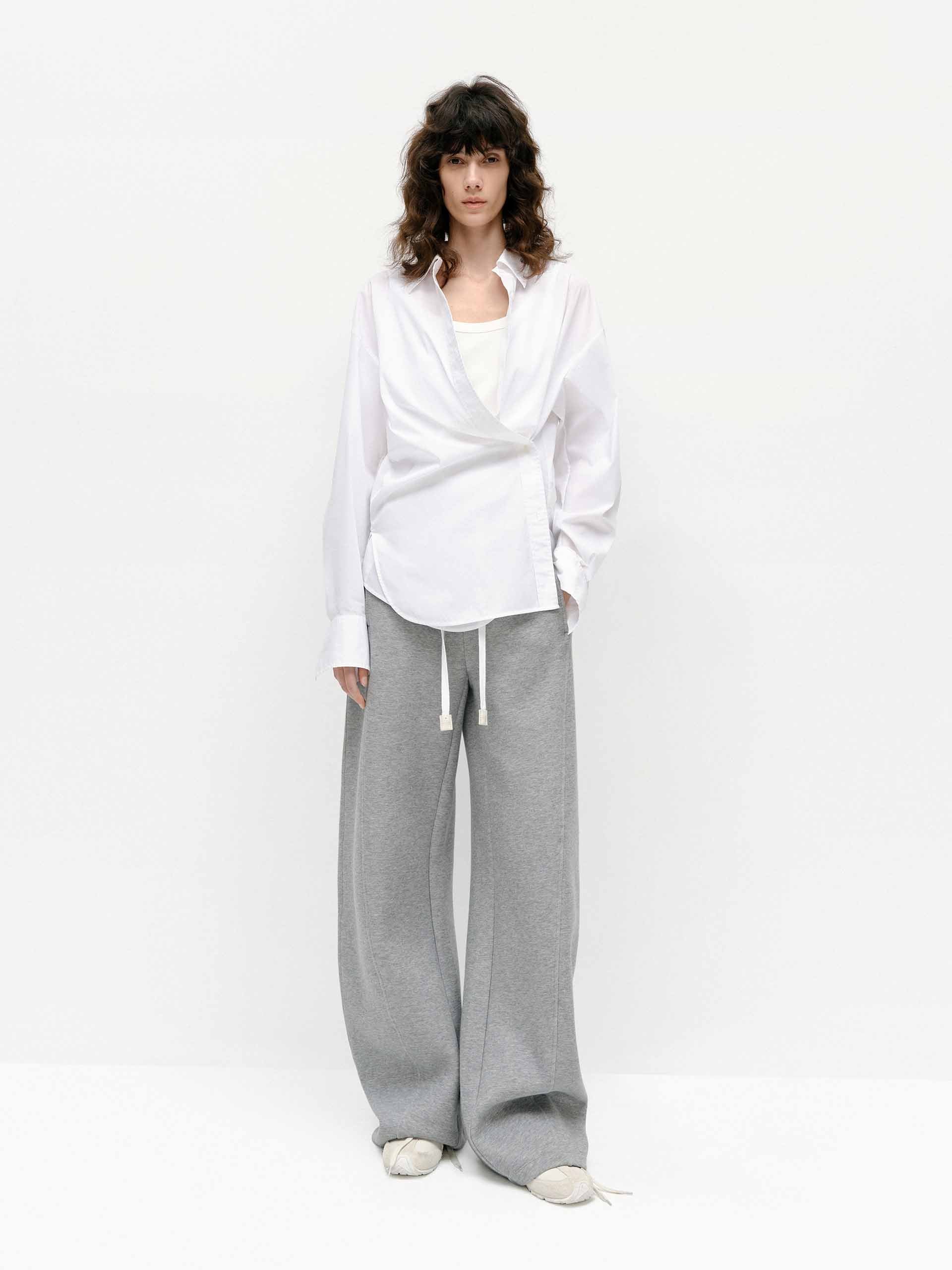 Stylish Cotton Blend Deconstructed Shirt for Men & Women | Comfortable Oversized Button Down Top for Casual Wear, Street Style & Layering