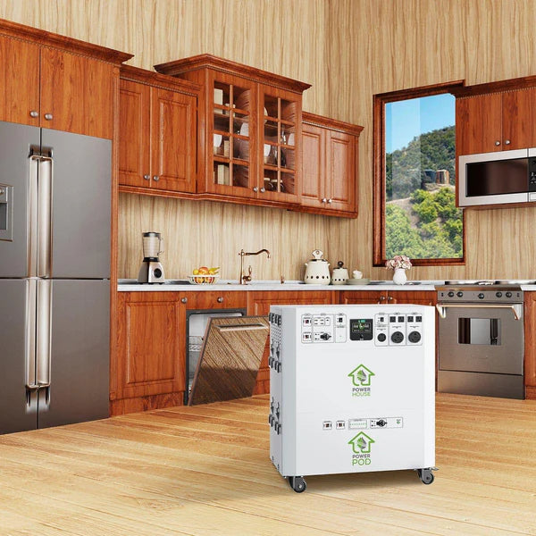 Natures Generator Powerhouse Platinum System - Solar & Wind Powered Off-Grid Generator for Home, RV, Camping & Emergency Backup Power