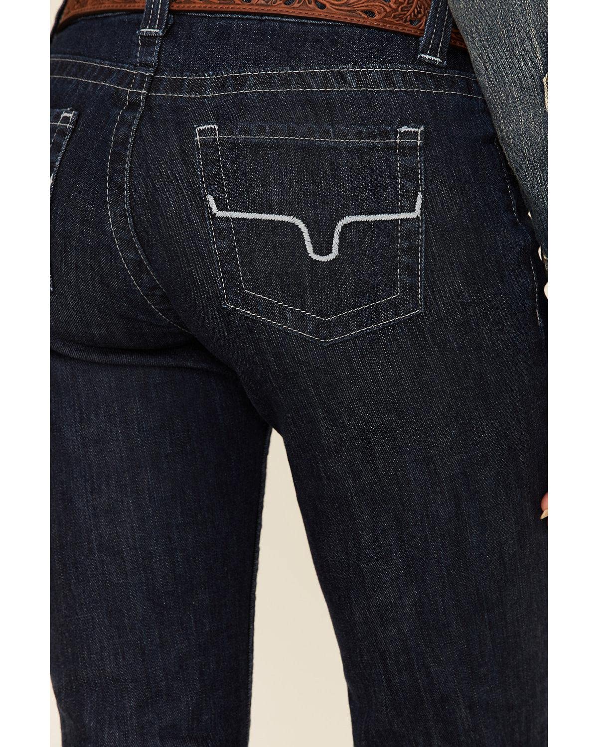 Kimes Ranch Women's Jolene Flare Bootcut Jeans - High Waisted Stretch Denim Pants for Casual & Western Wear | Perfect for Everyday Outfits, Country Music Concerts, and Cowgirl Fashion