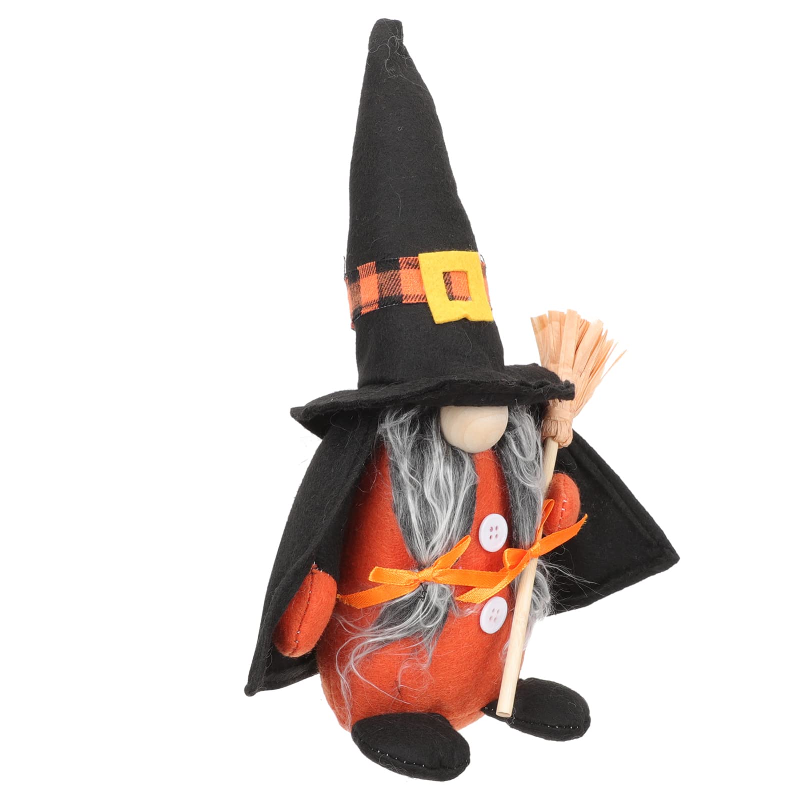 Halloween Table Decor Set - PRETYZOOM Witch Gnome Plush, Faceless Witch Gnome, Bunny Stuffed Animals, Halloween Centerpiece, Party Favor for Spooky Dining Room Decorations