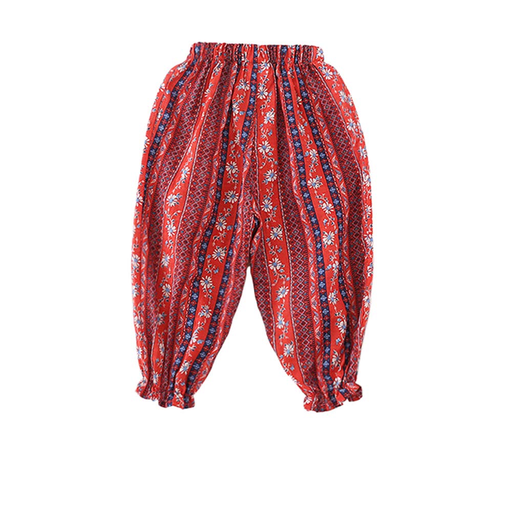Unisex Kids Toddler Casual Elastic Waist Harem Pants - Soft & Stretchy Hip Hop Joggers for Boys & Girls - Perfect for Playtime, Dance & Everyday Wear