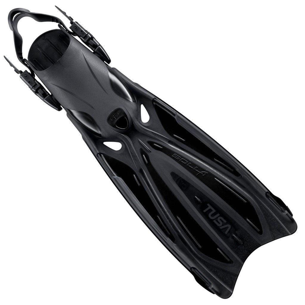 Tusa Solla Open Heel Scuba Diving Fins - Professional Snorkeling & Swimming Fins for Adults - Perfect for Ocean, Pool & Beach Water Sports