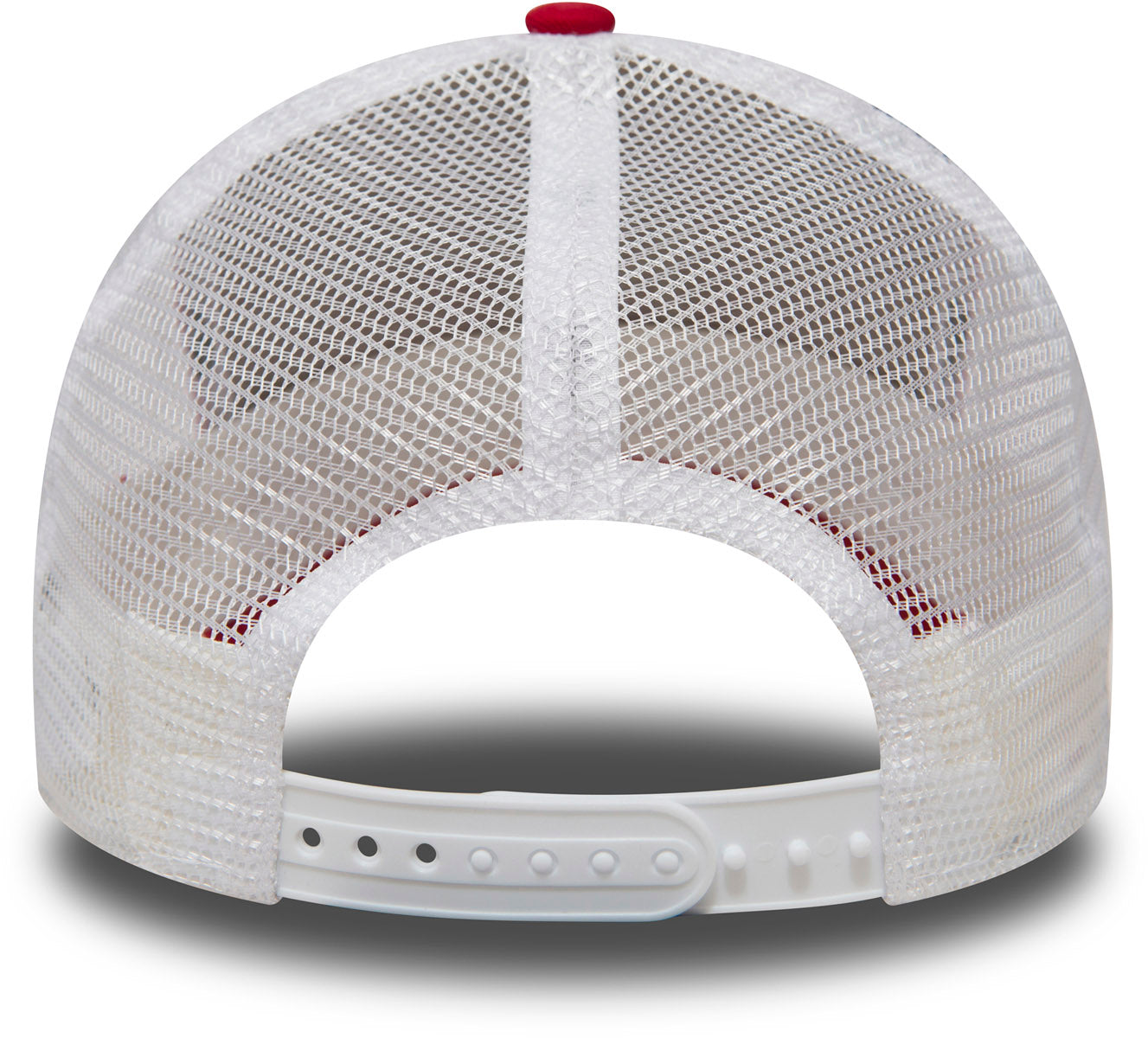 New York Yankees New Era Red Clean A Frame Trucker Cap - Adjustable Snapback Hat for Baseball Fans, Streetwear & Casual Outfits