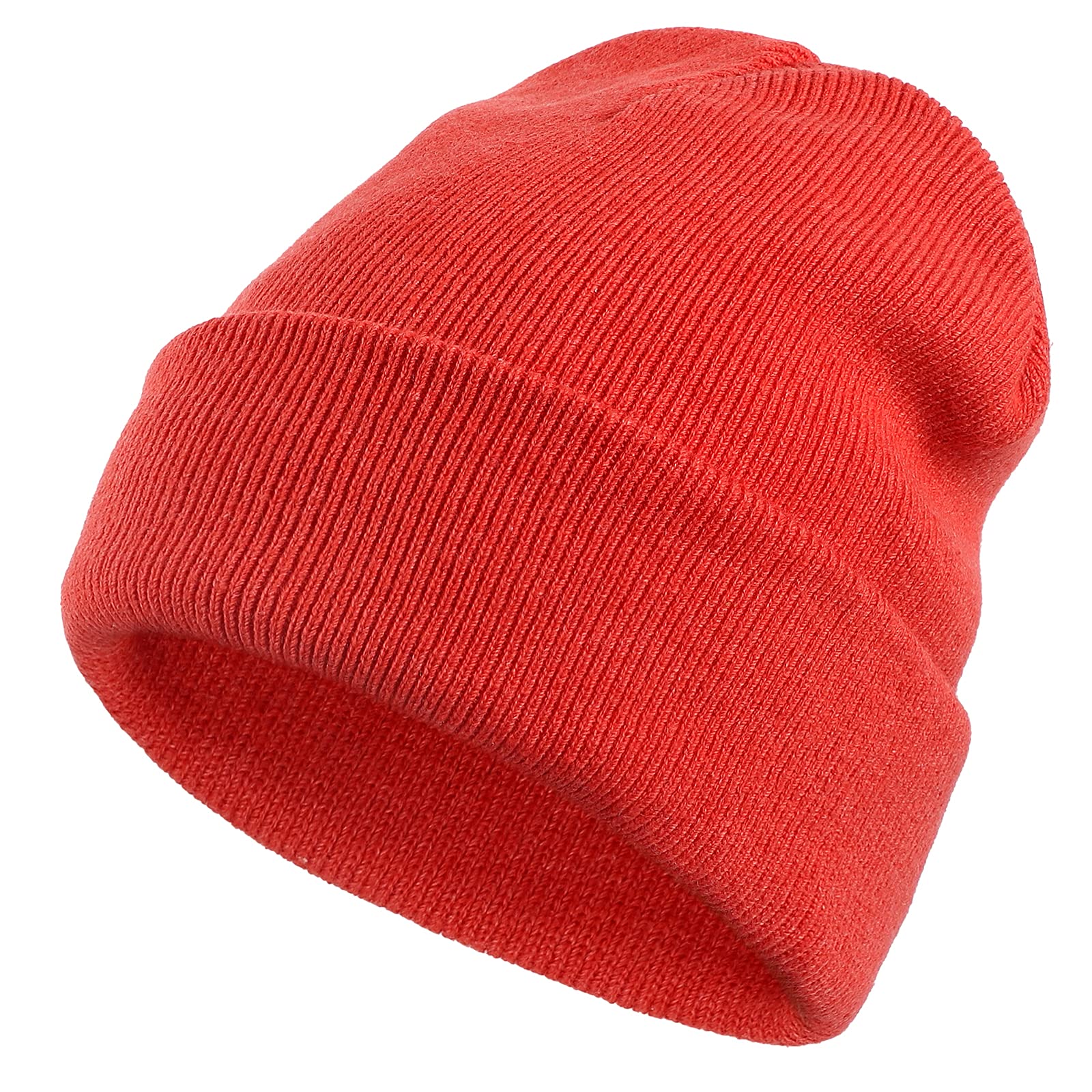SHINCHIC Baby Winter Knitted Beanie Hat for Boys & Girls - Warm Slouchy Ribbed Cuffed Cotton Skull Cap for Toddlers - Perfect for Cold Weather, Outdoor Play & Family Photos