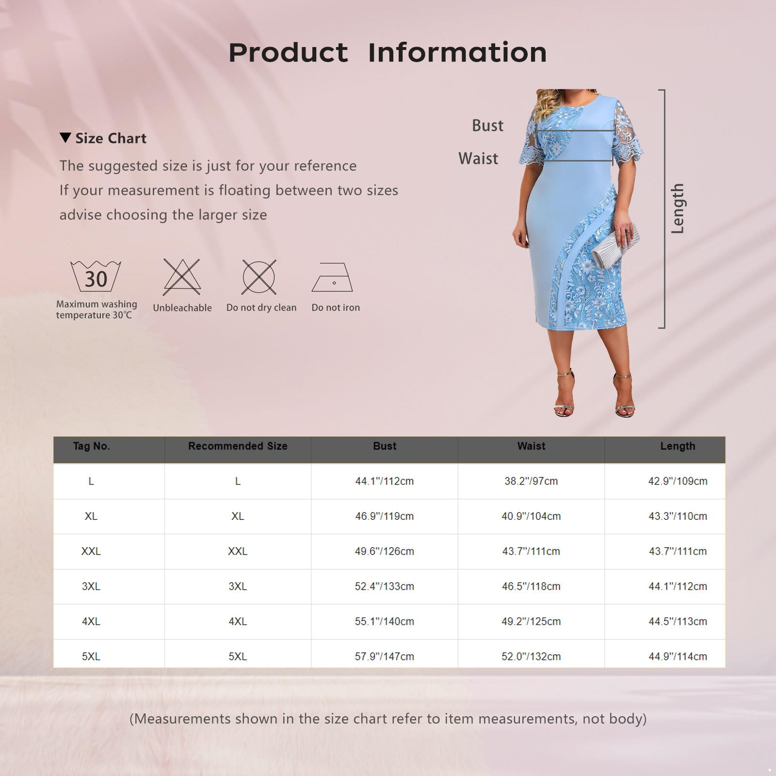 Elegant Women's Short Sleeve Lace Embroidery Bodycon Cocktail Party Midi Dress - Plus Size Mother of The Bride Dress for Wedding, Evening Gala & Special Occasions